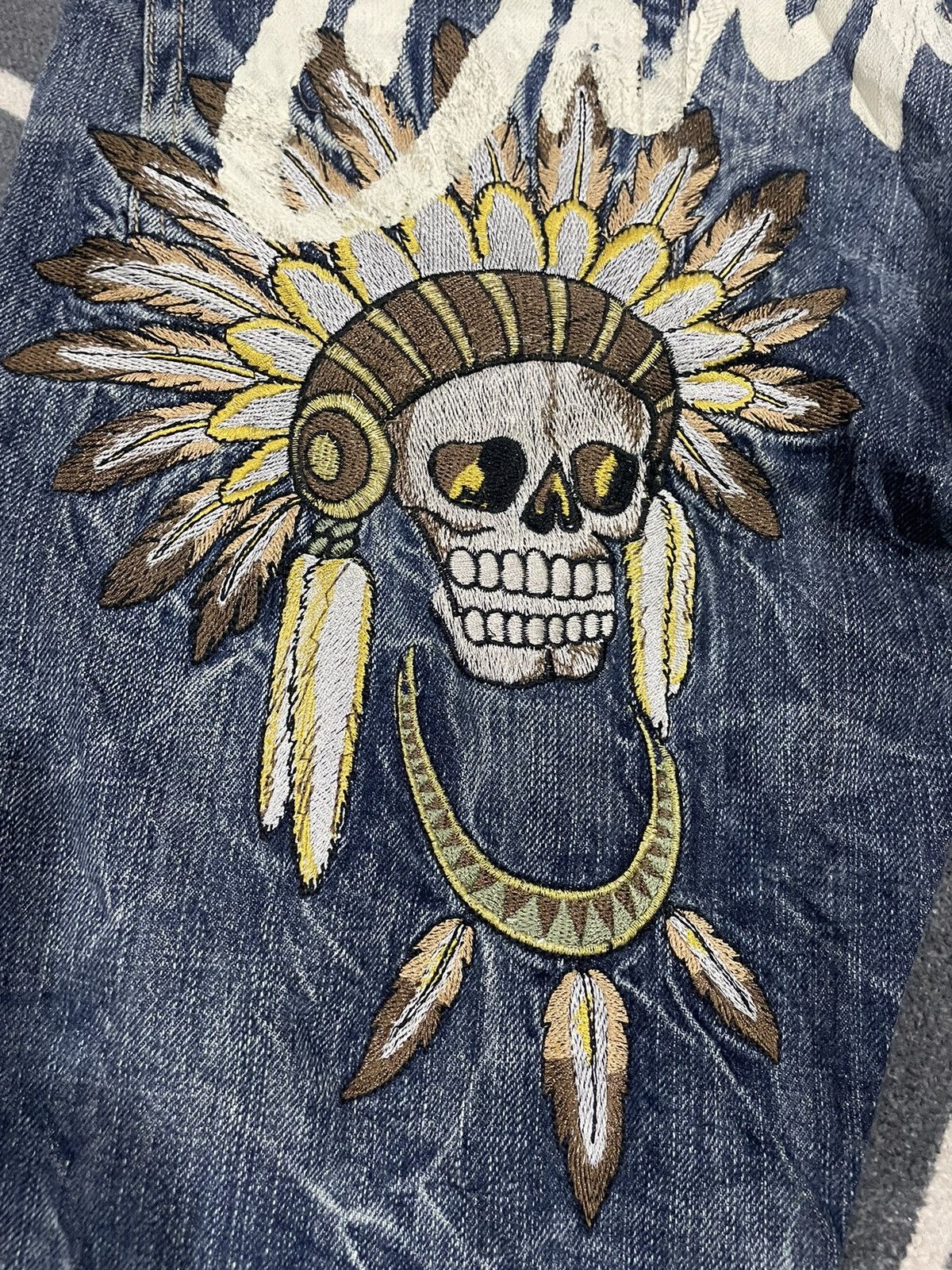 Japanese Brand Japanese Skull Generimo Oni Jeans Size US 30 / EU 46 - 18 Thumbnail