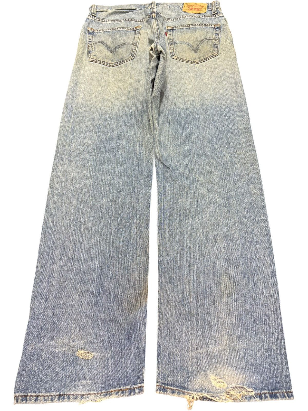 Levi's Vintage 90s Levis 559 Mud Wash Distress Baggy Jeans Size US 34 / EU 50 - 2 Thumbnail