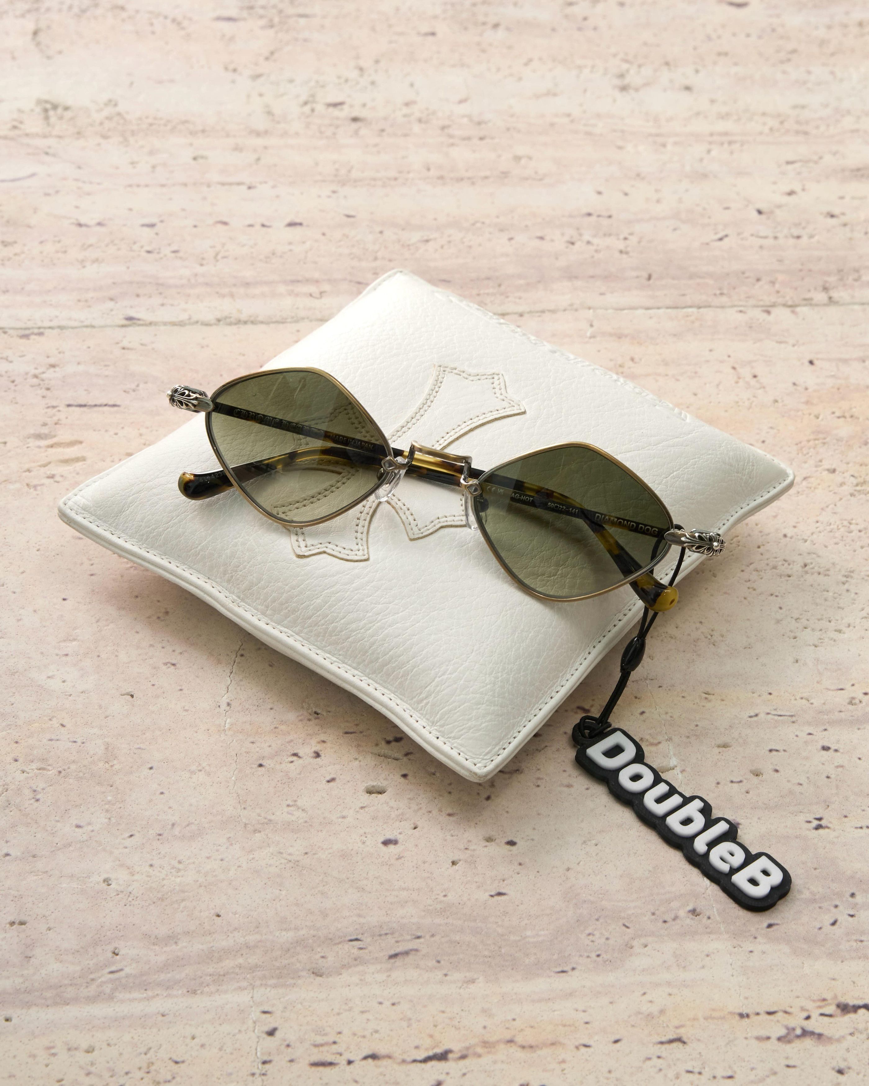 Chrome Hearts CHROME HEARTS DIAMOND DOG Antique Gold/Hollywood Tortoise Size ONE SIZE - 5 Thumbnail