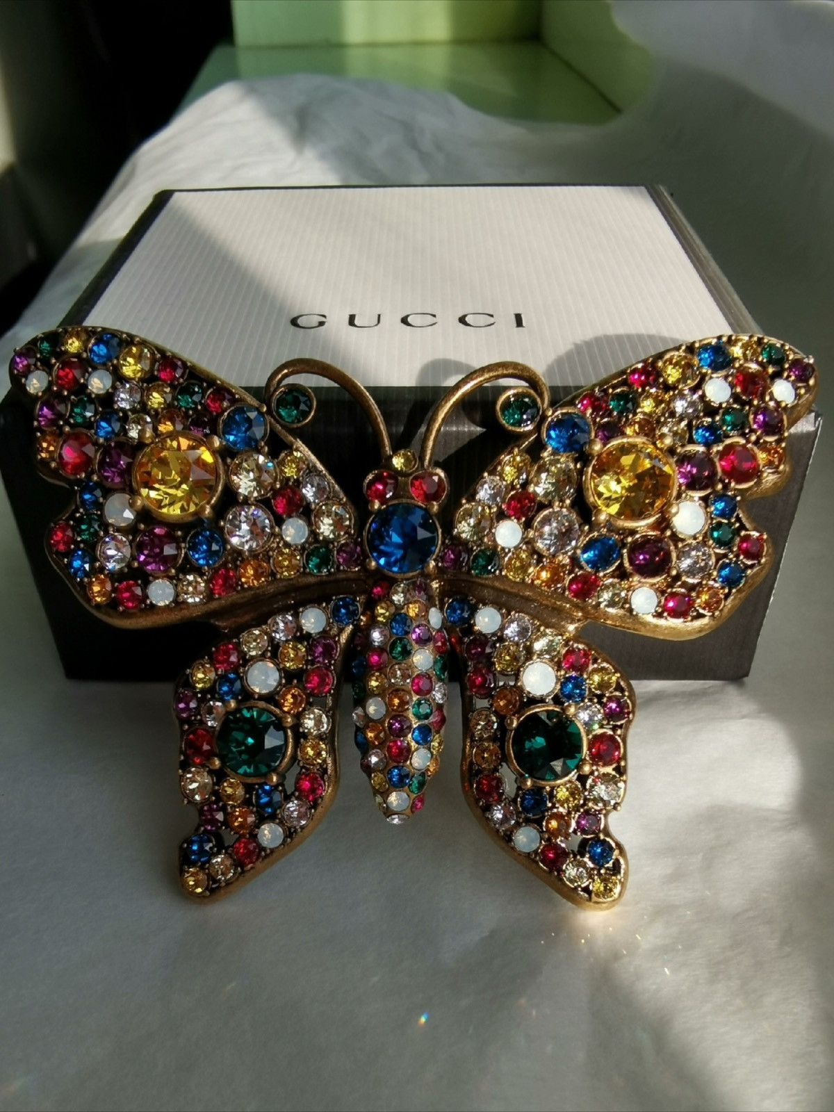 Gucci Gucci runway butterfly brooch Grailed