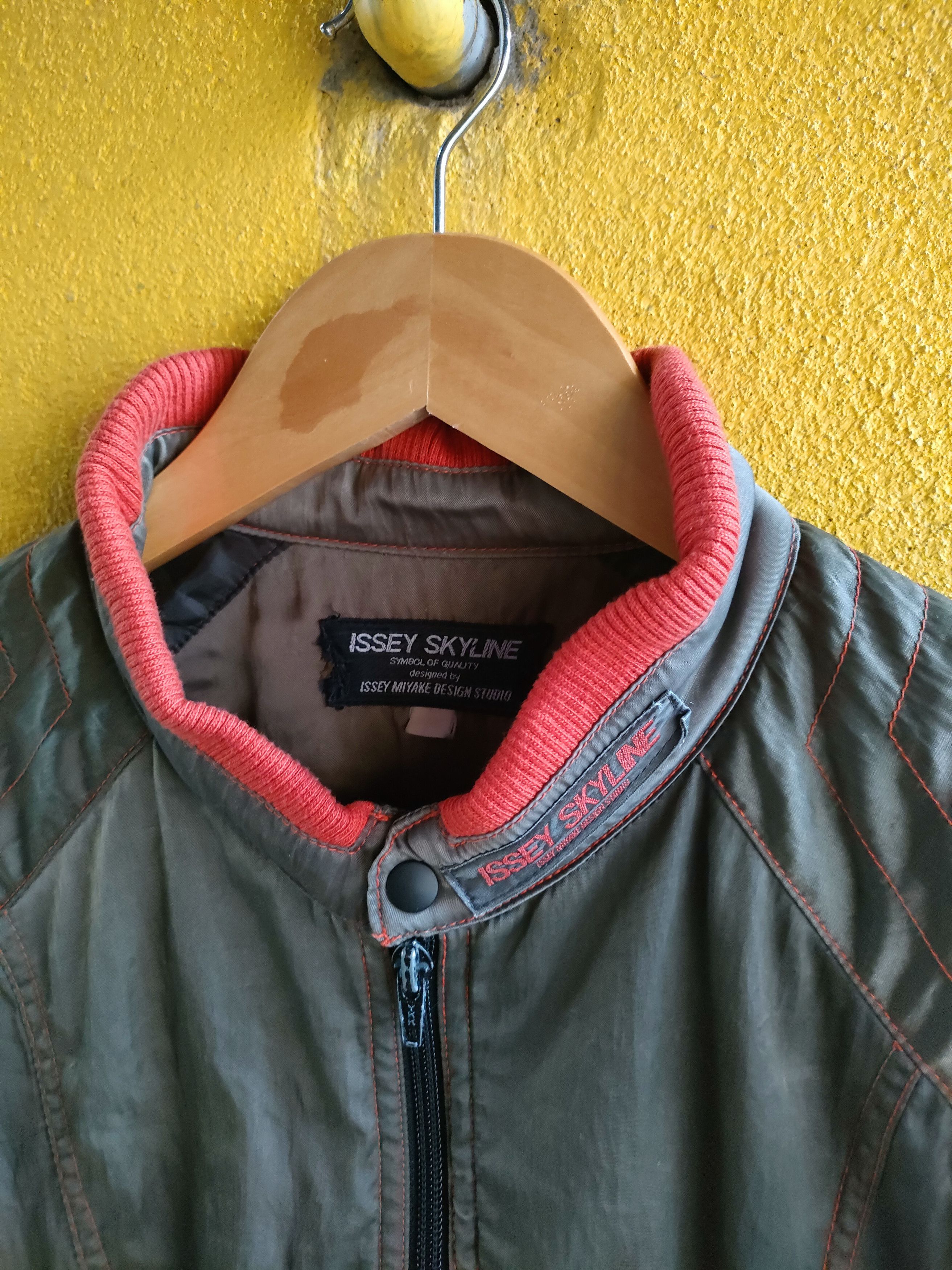 Designer × Issey Miyake Vintage Issey Skyline Bomber Jacket Size US M / EU 48-50 / 2 - 10 Thumbnail