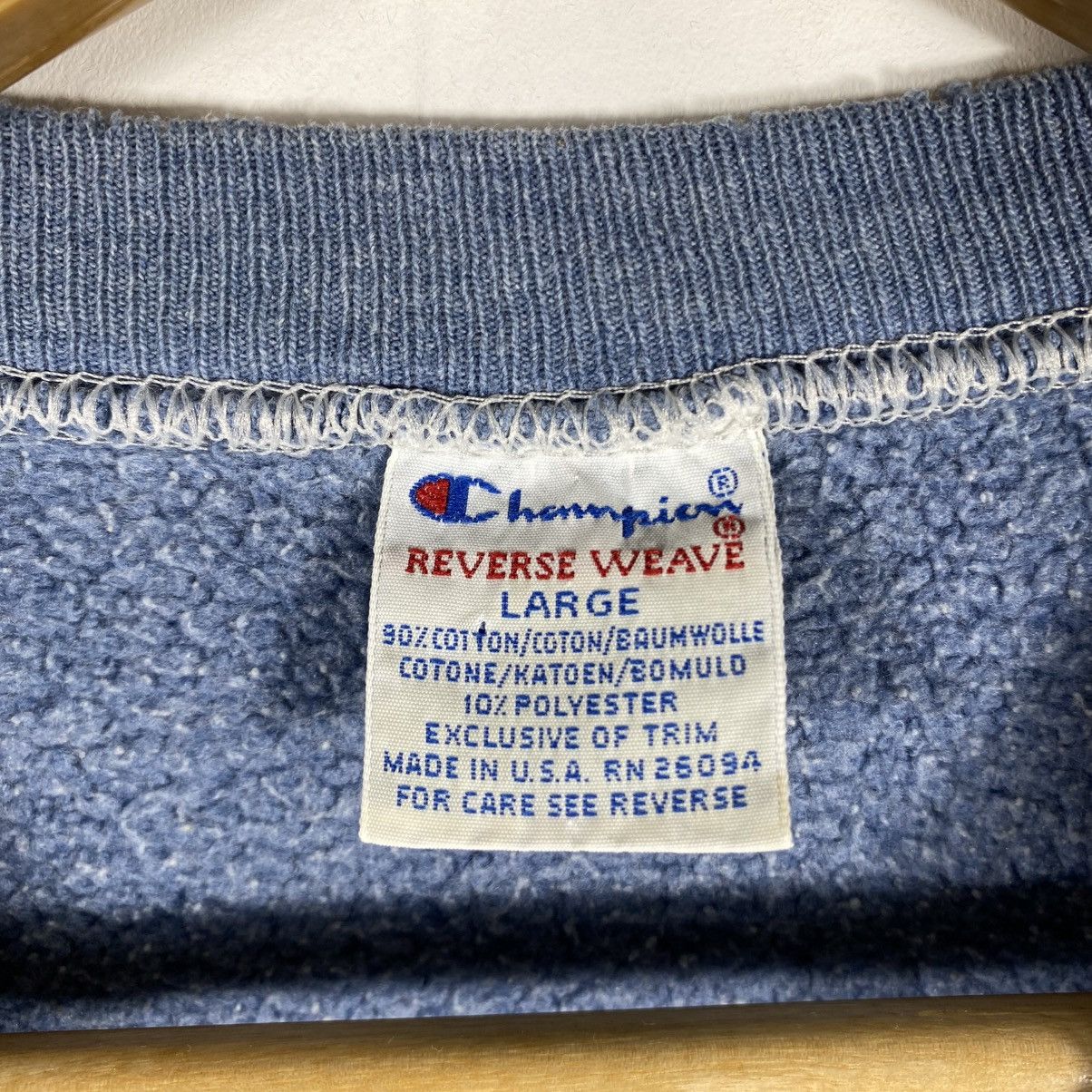 Champion Vintage 90's CHAMPION REVERSE WEAVE Small Logo Sweatshirt Size US L / EU 52-54 / 3 - 7 Thumbnail