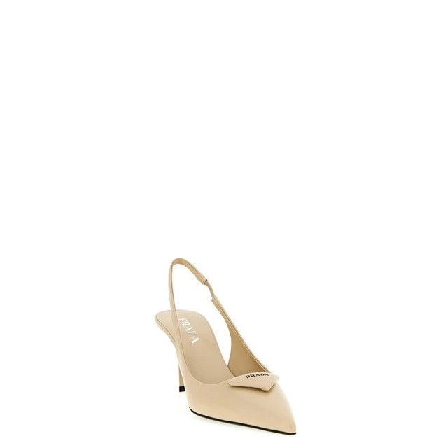 Prada PRADA $1220 Travertine Stone 55mm Slingback Pumps New & Auth Size US 7 / IT 37 - 2 Thumbnail