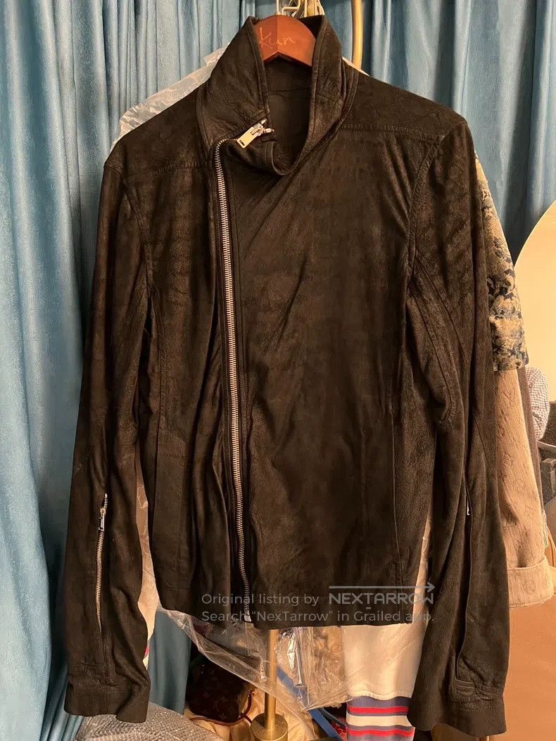 Rick Owens RICK OWENS Black Suede Jacket and Leather Jacket Size US M / EU 48-50 / 2 - 1 Thumbnail