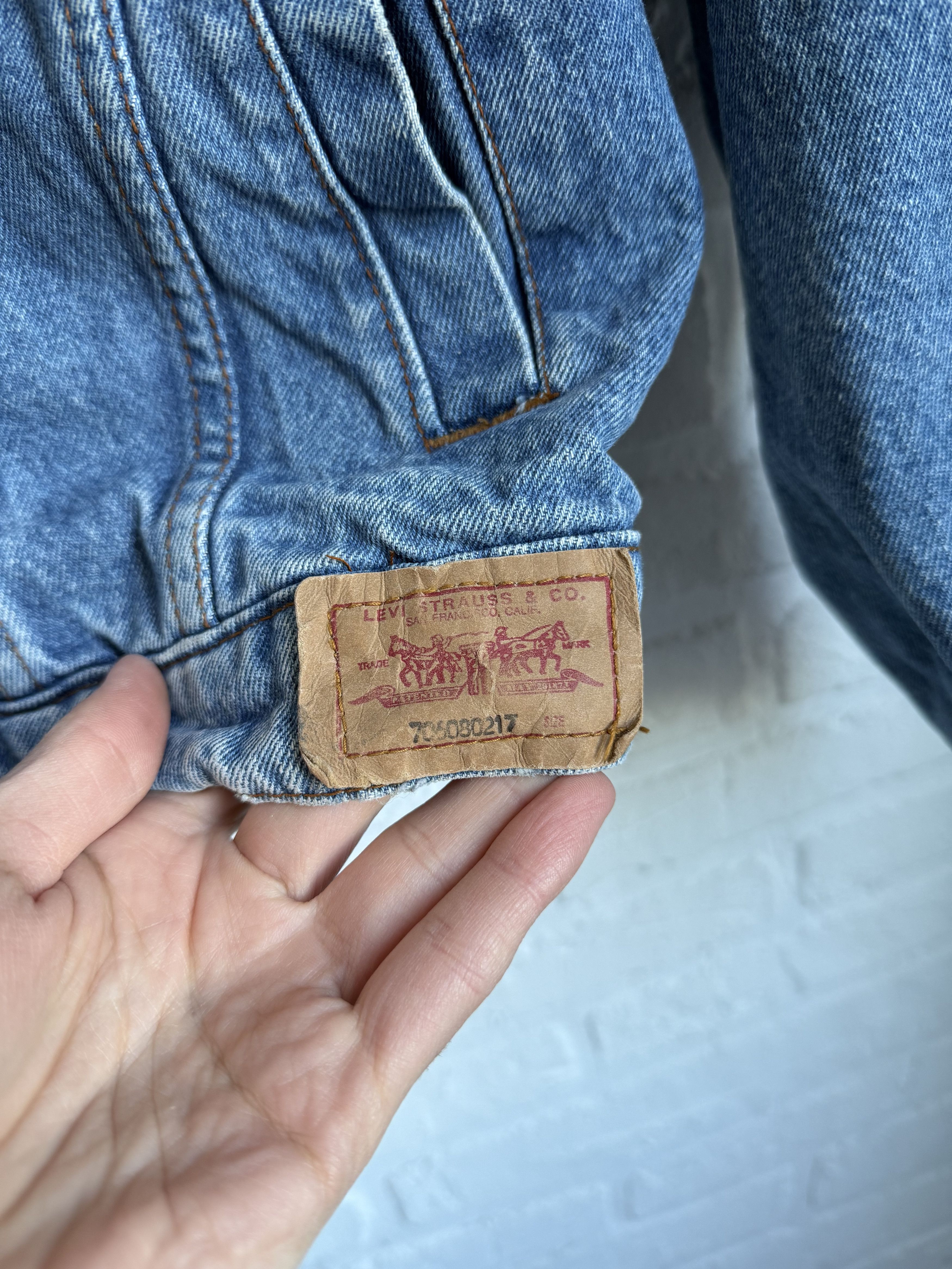 Levi's Vintage 90s Levi's trucker jacket Size US XL / EU 56 / 4 - 3 Thumbnail