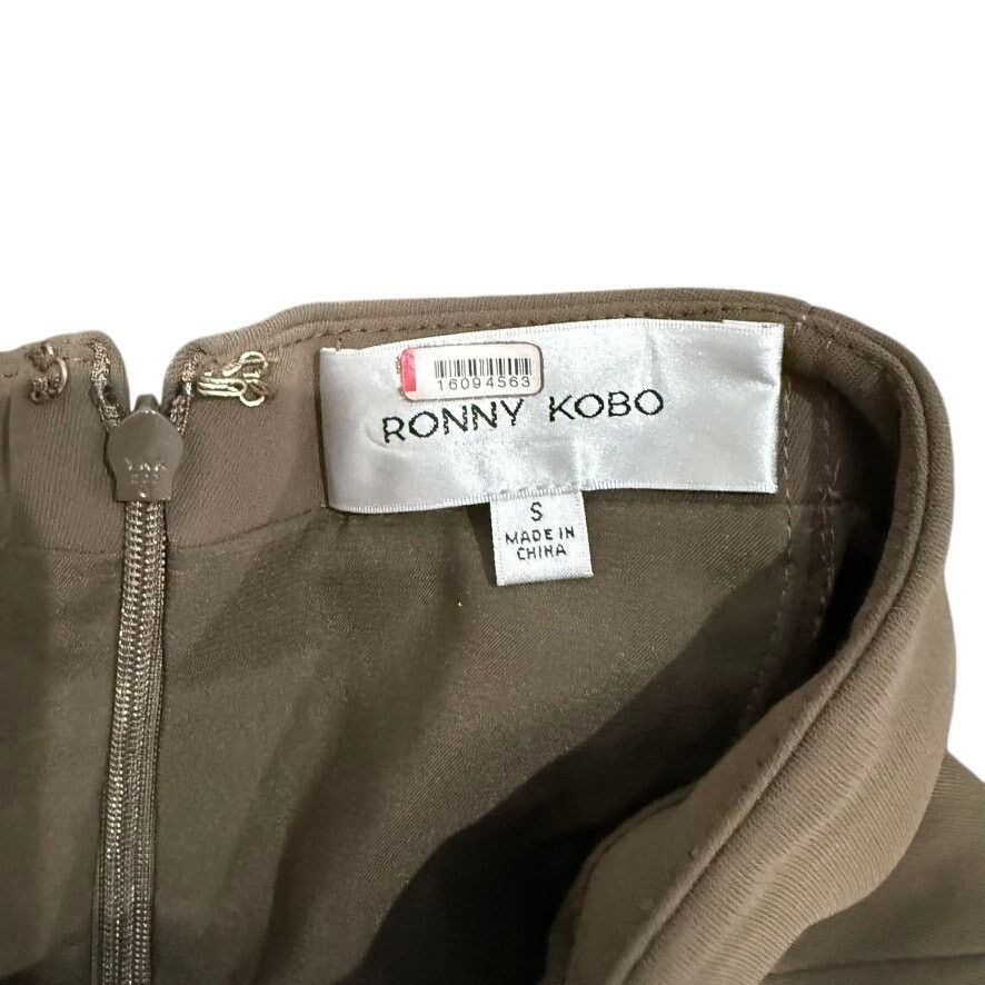 Ronny Kobo Ronny Kobo Lenox Gown in Brown, Size S Size S / US 4 / IT 40 - 6 Thumbnail
