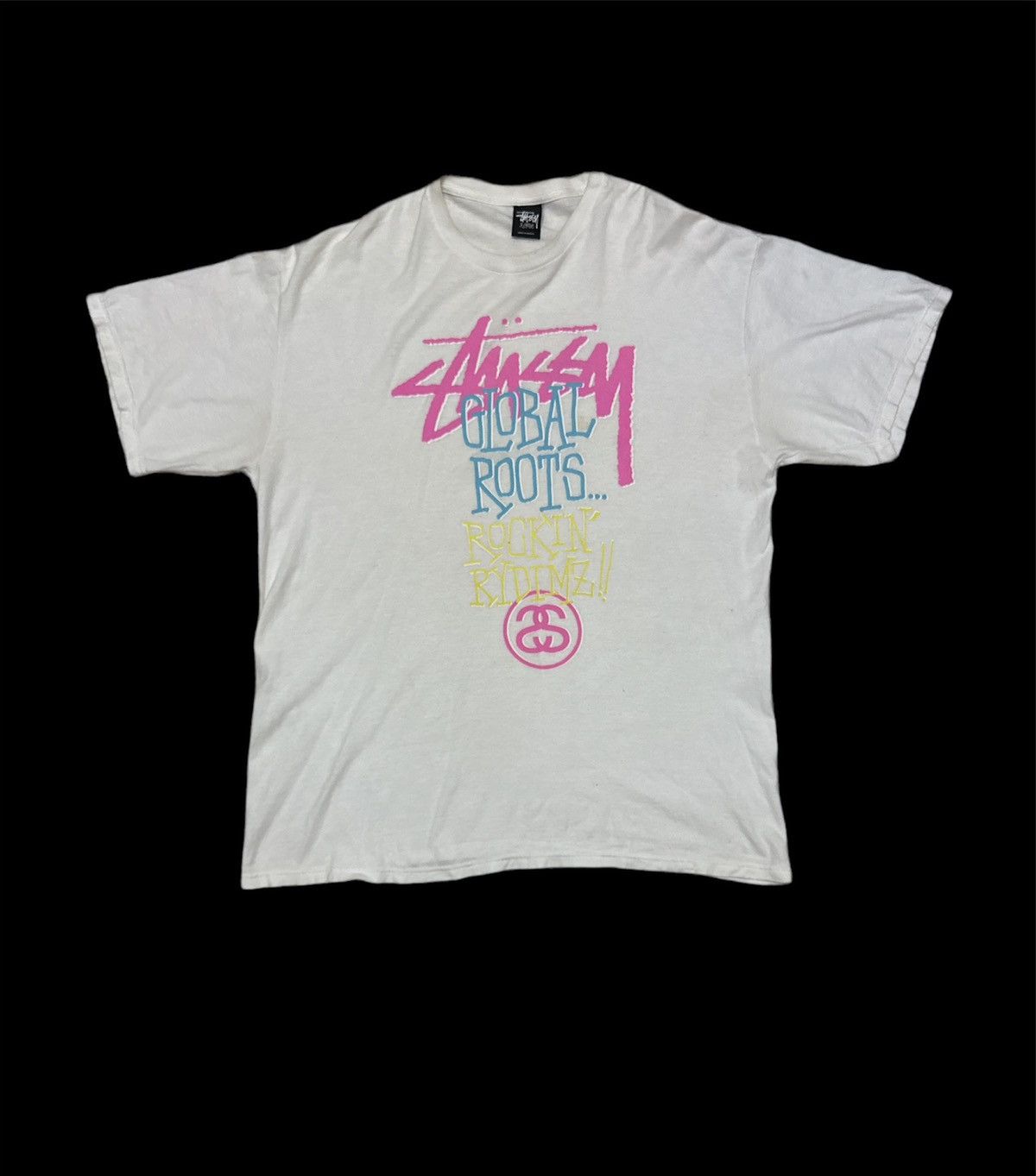 Stussy Vintage Stussy Tee Shirt Big Logo Oversized Design Size US XL / EU 56 / 4 - 1 Thumbnail