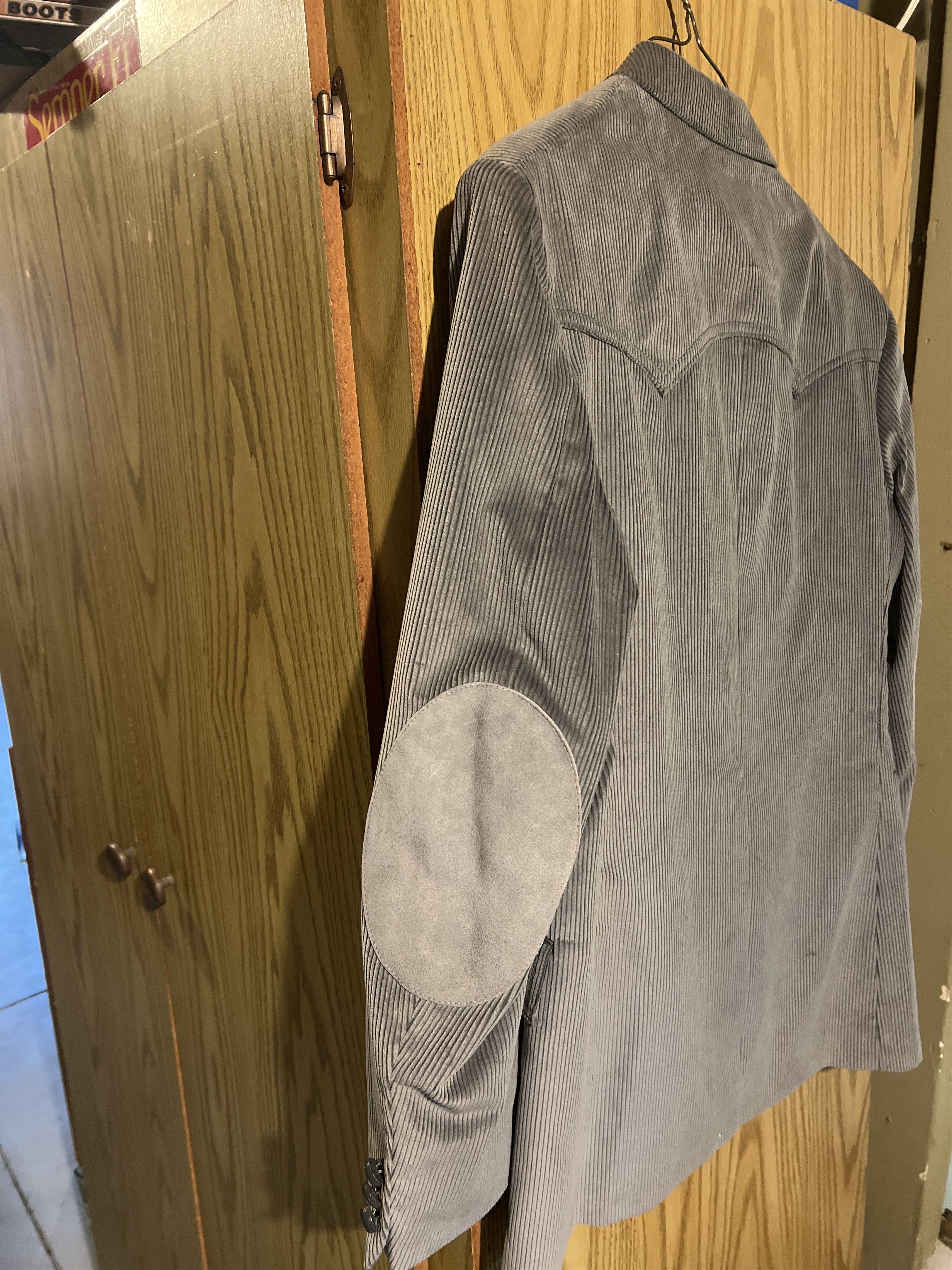 Levi's Vintage Clothing NOS 1977 Levi’s Gray/silver Corduroy Blazer-Never Worn Size 40R - 5 Thumbnail