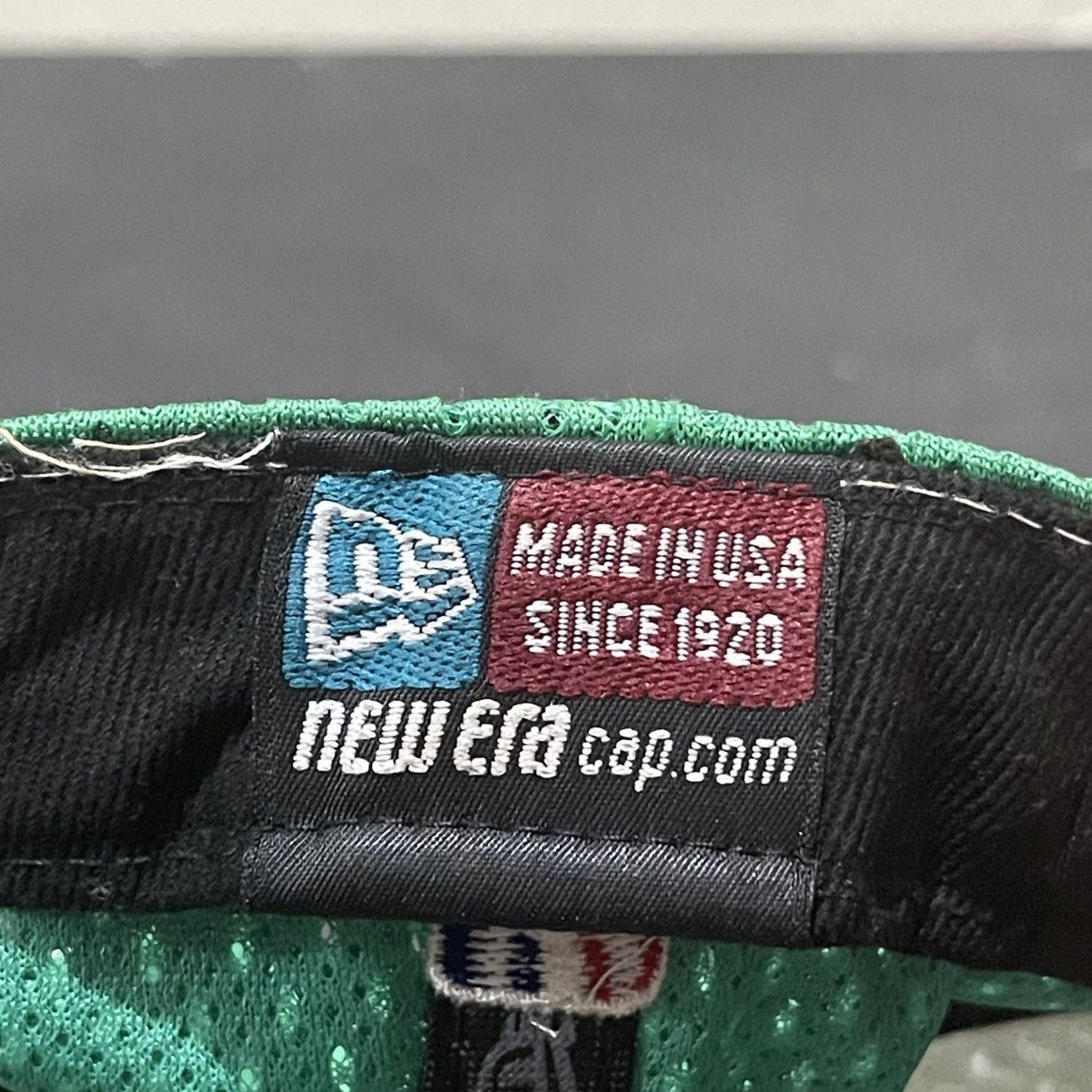 New Era Vintage 90s Boston Celtics New Era 59FIFTY Hat Made in USA Size ONE SIZE - 2 Thumbnail