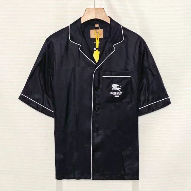Burberry Burberry x Supreme SS22 Silk Logo Sleep Shirt Size US L / EU 52-54 / 3 - 1 Thumbnail