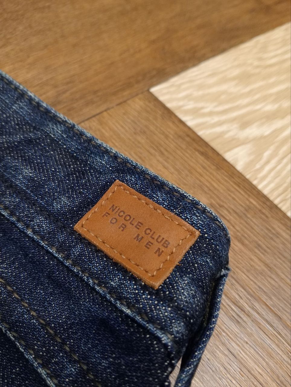 Nicole Club NICOLE CLUB FOR MEN JAPAN 3D DENIM WITH UNIQUE ZIPPER PANTS Size US 33 - 10 Thumbnail