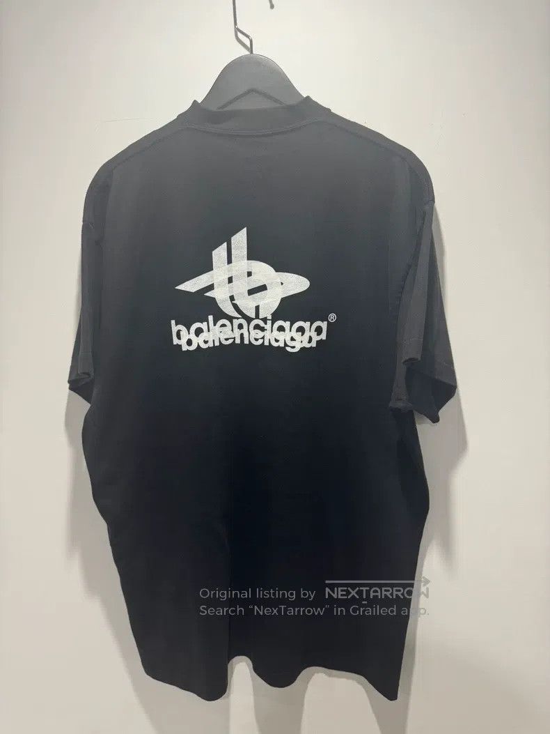 Balenciaga Balenciaga Black Phantom Overlapped Short Sleeve Size US S / EU 44-46 / 1 - 2 Thumbnail