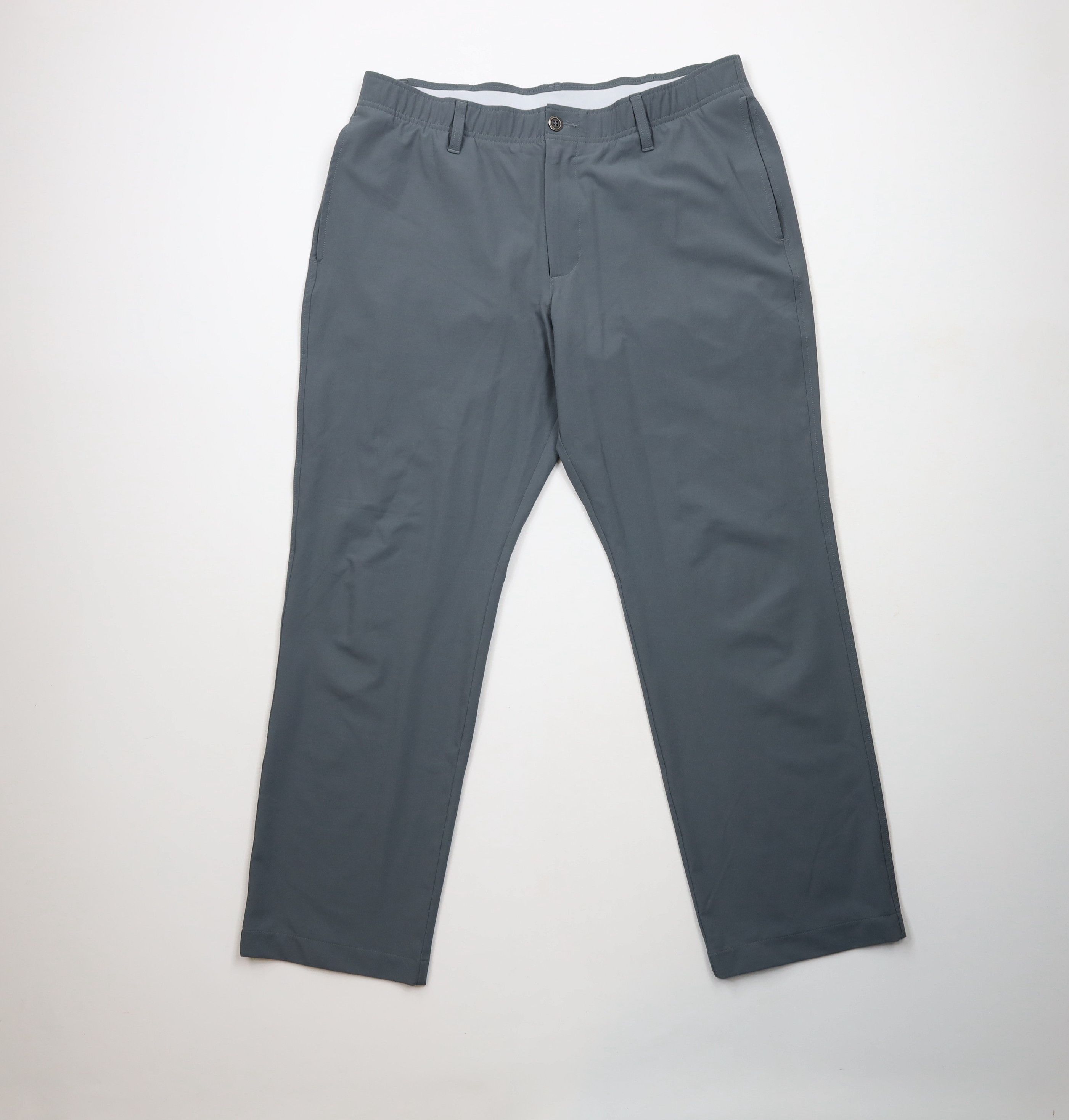 Under Armour × Vintage Under Armour Stretch Tech Golfing Golf Chino Pants Gray Size US 38 / EU 54 - 1 Thumbnail