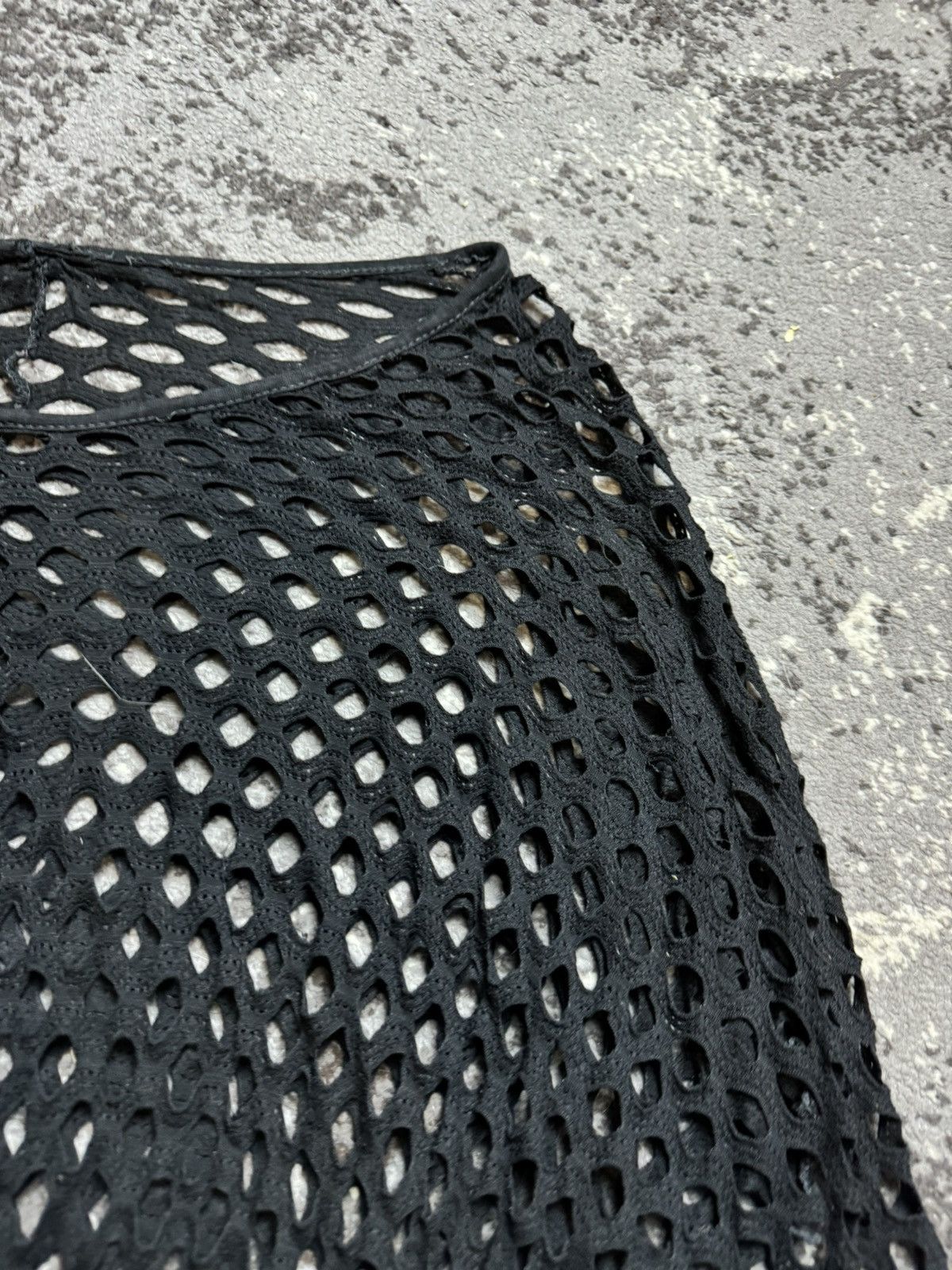 If Six Was Nine Vintage Y2K Black Mesh T Shirt Opium Owens Style Mantle Cart Size US M / EU 48-50 / 2 - 3 Thumbnail
