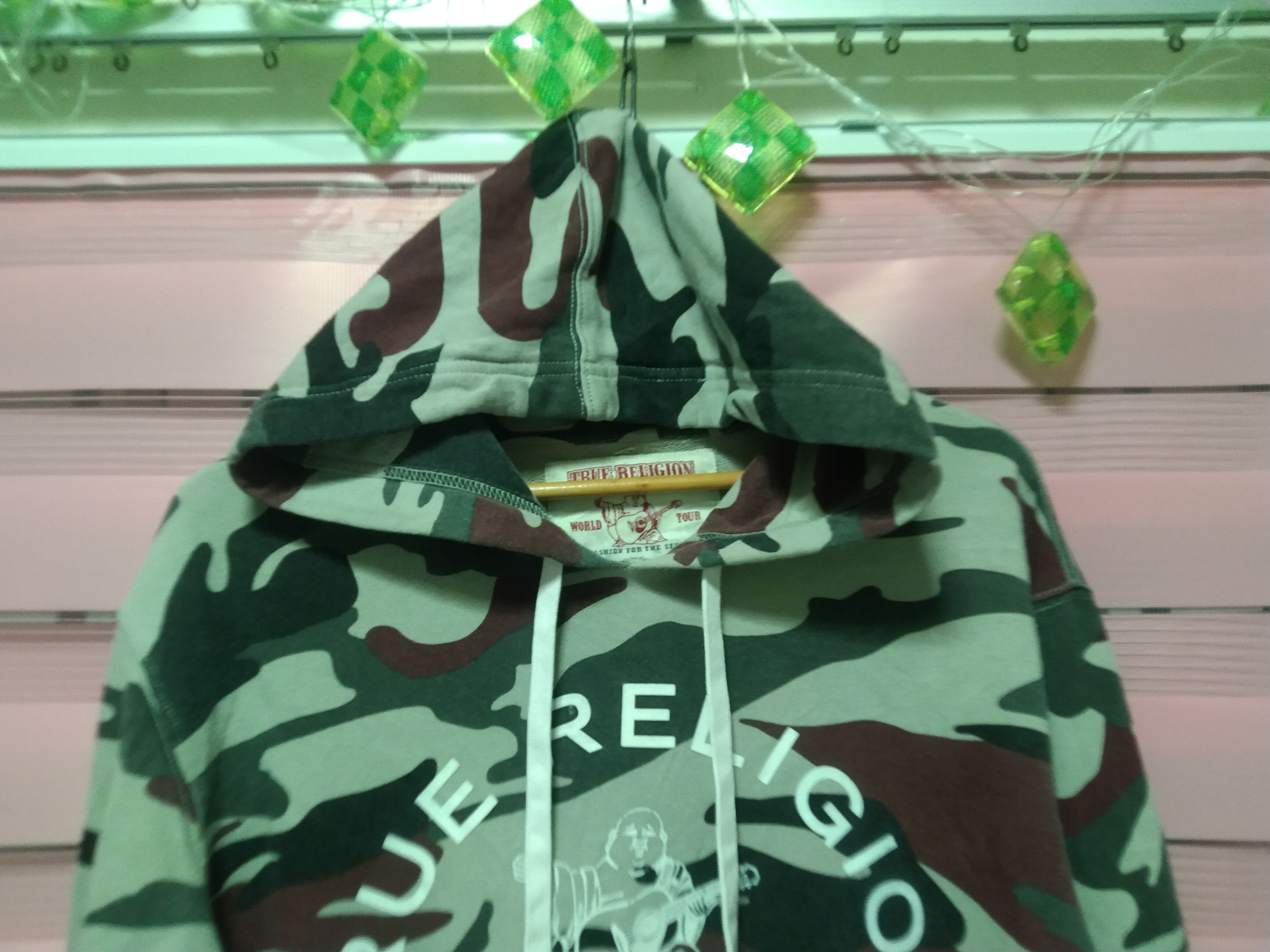 True Religion hoodie camouflage true religion (1 hole) Size US XL / EU 56 / 4 - 9 Thumbnail