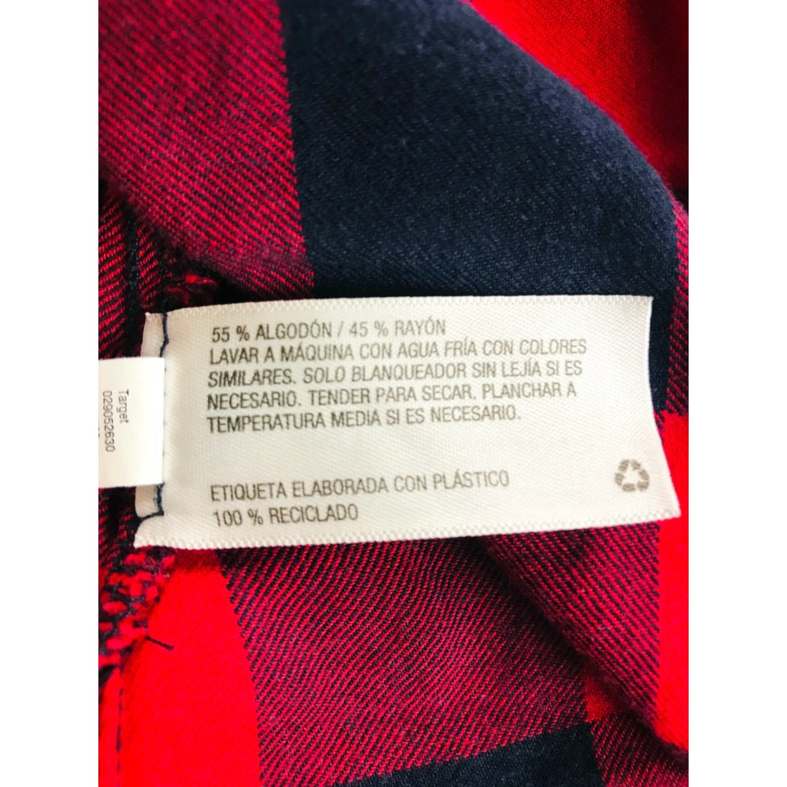 Vintage Liz Lange Maternity for Target Buffalo Plaid T-Shirt Black Red Small Womens Shirt Size S / US 4 / IT 40 - 7 Thumbnail
