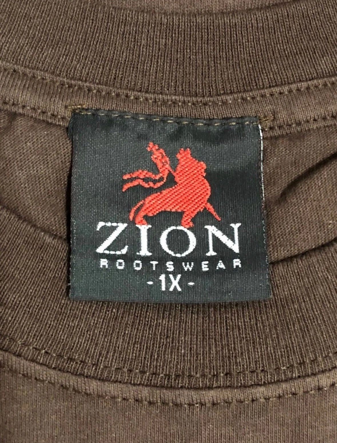 Zion Rootswear Jimi Hendrix Mens Graphic Shirt Size US XL / EU 56 / 4 - 5 Thumbnail