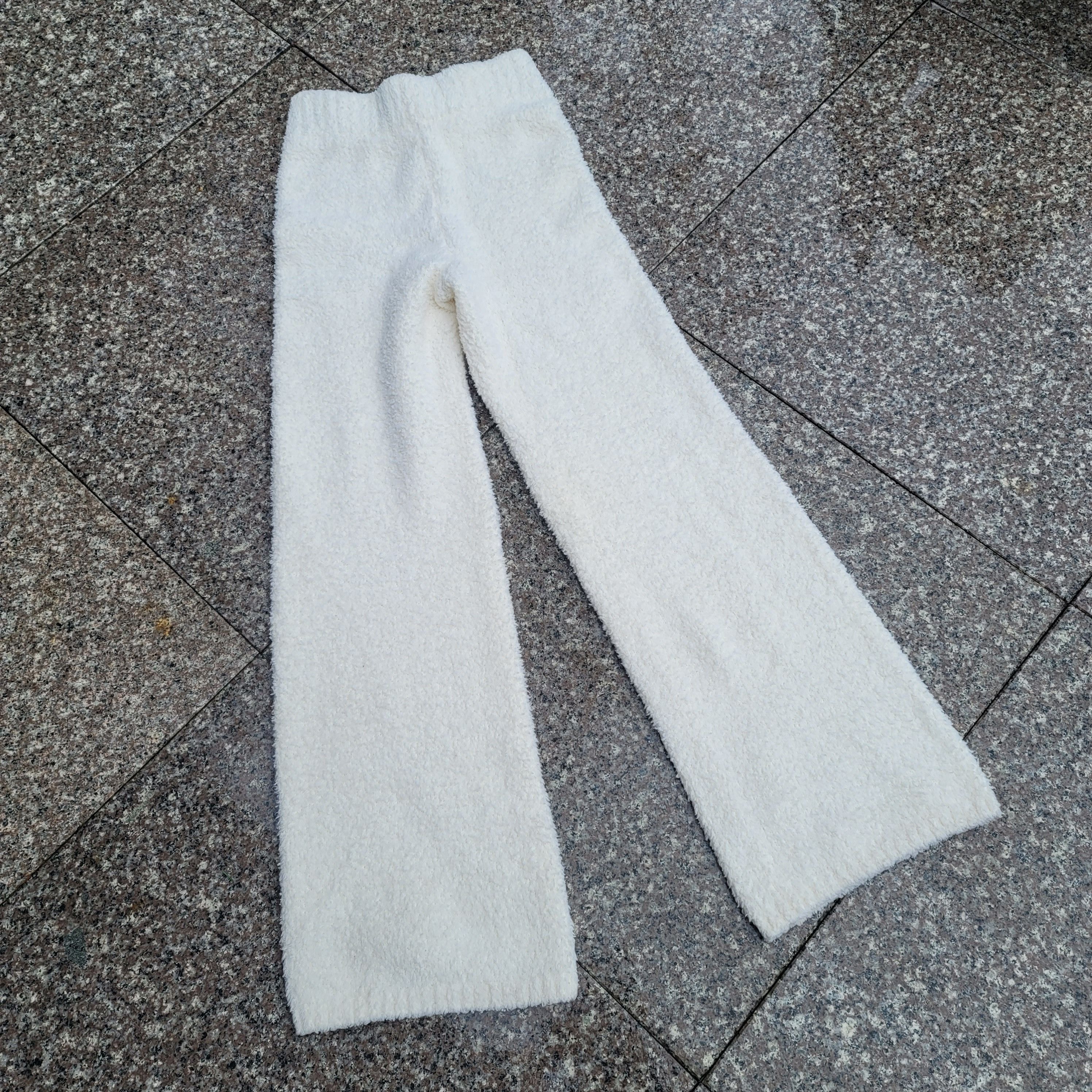 SKIMS Skims cozy knit wide leg pants size S/M Size 27" / US 4 / IT 40 - 2 Thumbnail
