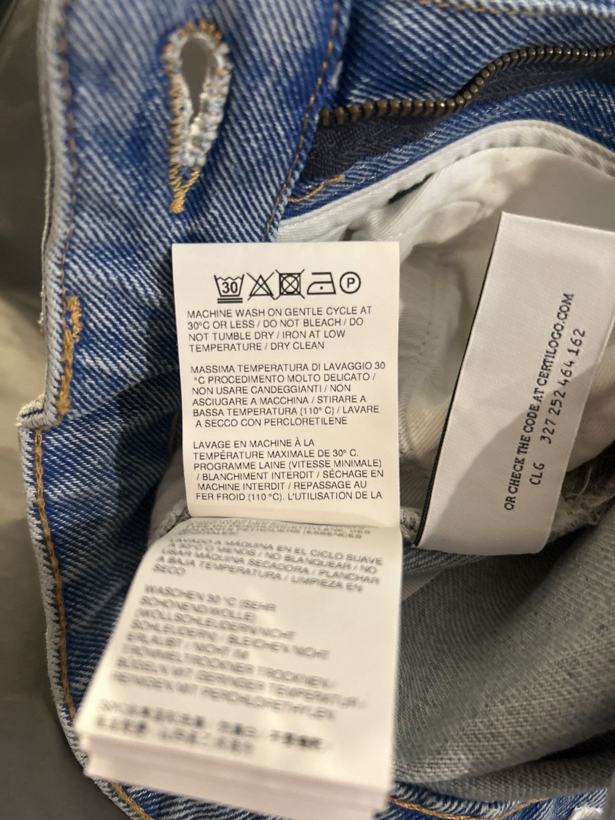 Off-White Off-White Jeans Light Wash Size 24 Size 24" / US 00 / IT 34 - 9 Thumbnail
