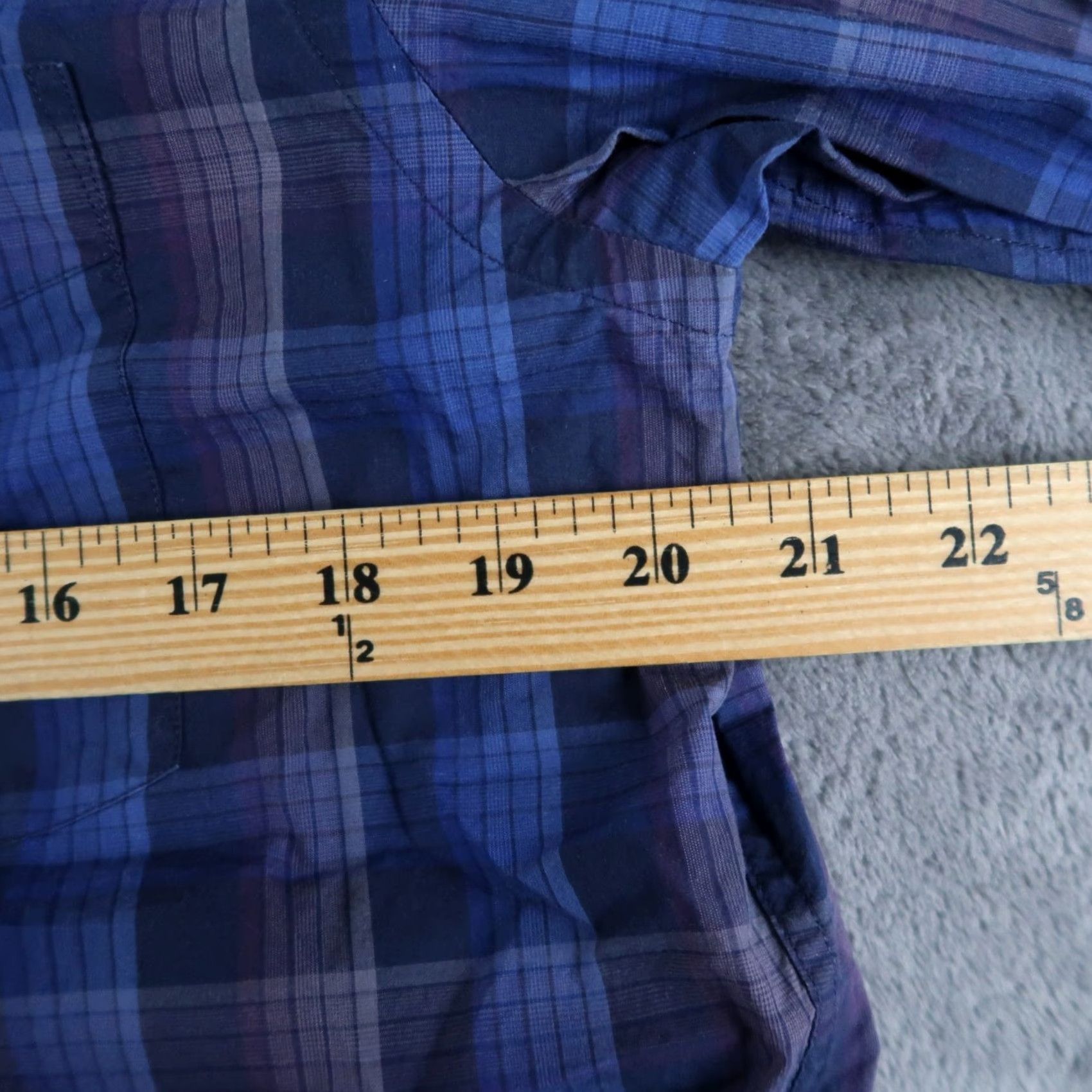 Faconnable Façonnable Men Blue Plaid Check Long Sleeve Cotton Shirt Size S Club Shirt Mens Regular Collar Button-Up Size US S / EU 44-46 / 1 - 5 Thumbnail