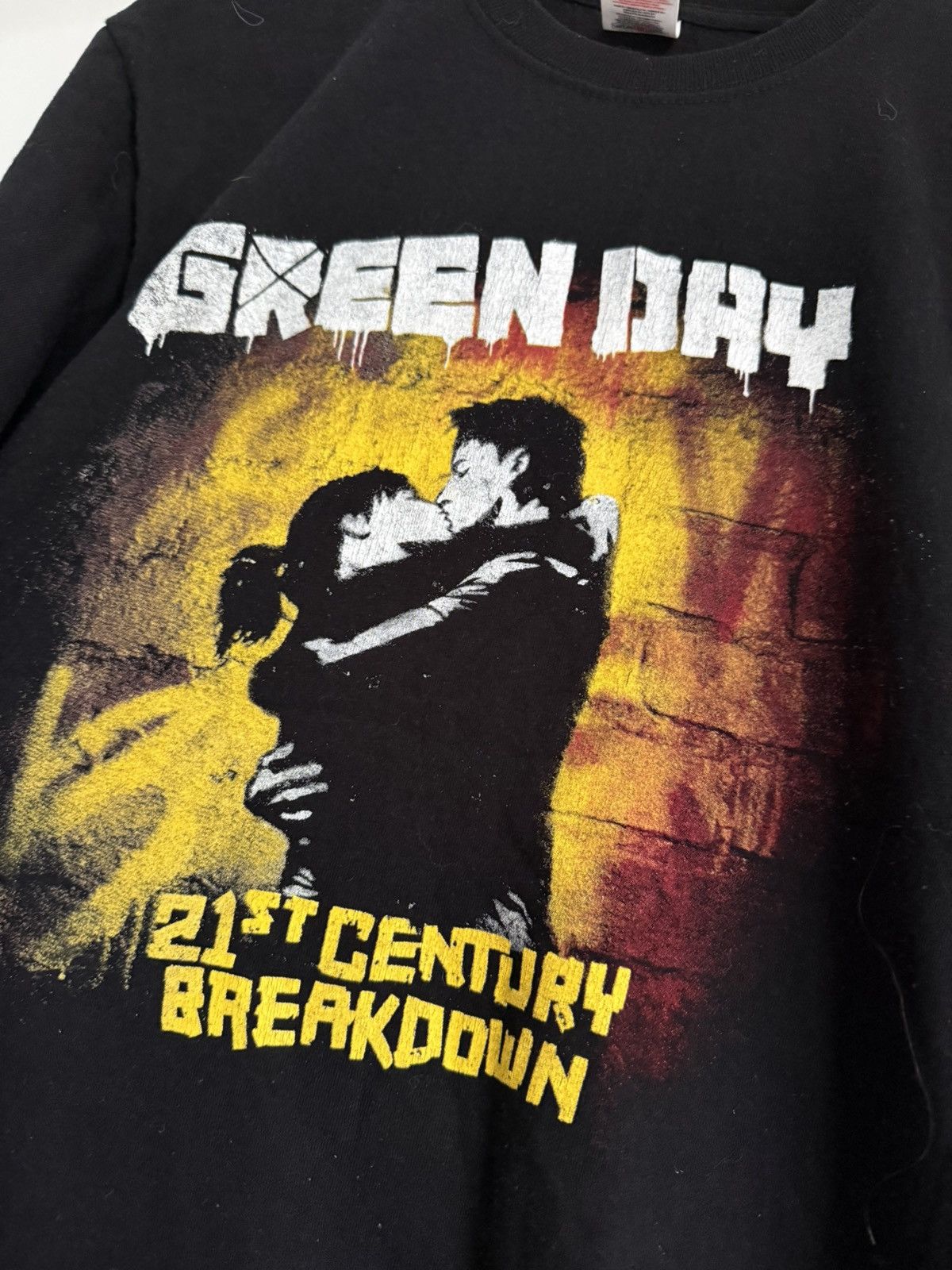 Fruit Of The Loom Green Day 21 St Century Breakdown Tour 2009 T-Shirt Size US M / EU 48-50 / 2 - 2 Thumbnail