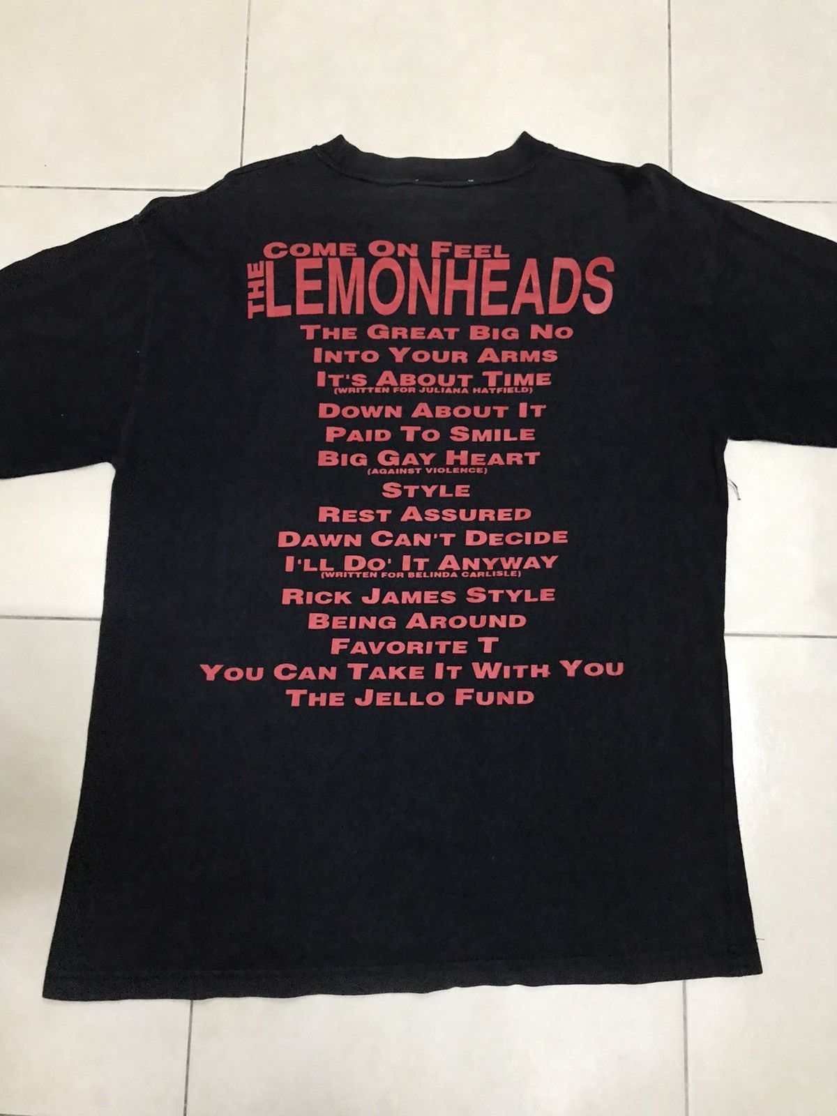 Band Tees Vintage 90s The Lemonheads Come on feel album T-Shirt Size US XL / EU 56 / 4 - 10 Thumbnail