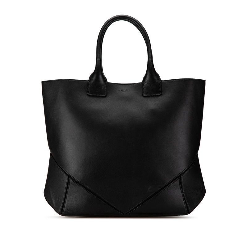 Givenchy Givenchy Givenchy Leather Handbag Tote Bag Black Leather Tote Bag in Very Good Condition Size ONE SIZE - 1 Thumbnail