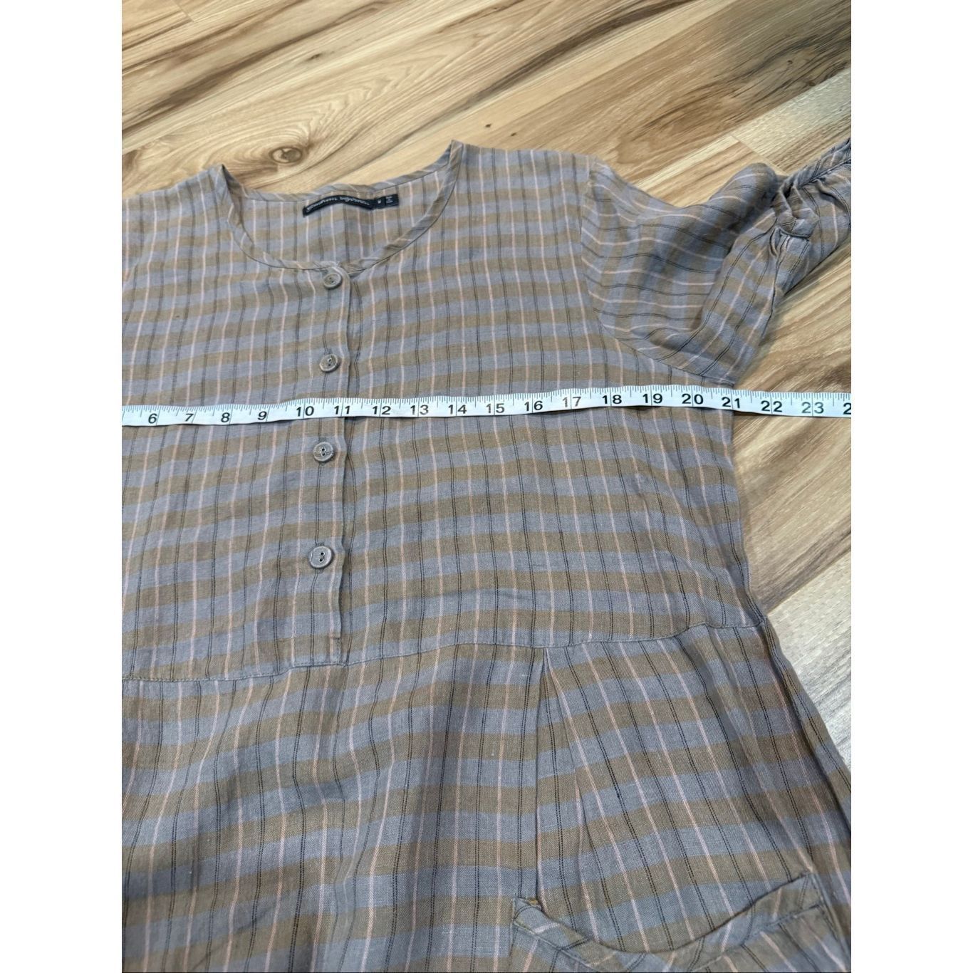Guru Gudrun Sjoden brown midi dress short sleeve button pockets s Size M / US 6-8 / IT 42-44 - 7 Thumbnail