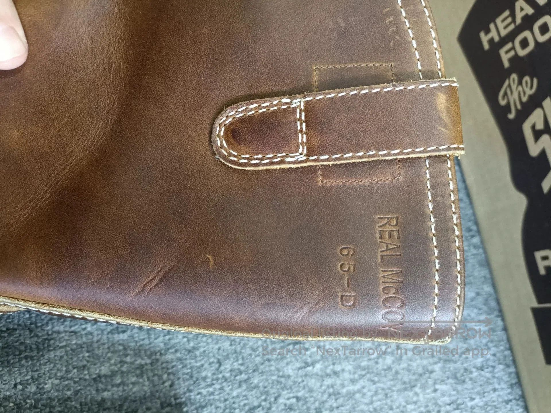 The Real McCoy's Real McCoy Engineer Cowboy Boots. Size US 6.5 / EU 39-40 - 6 Thumbnail