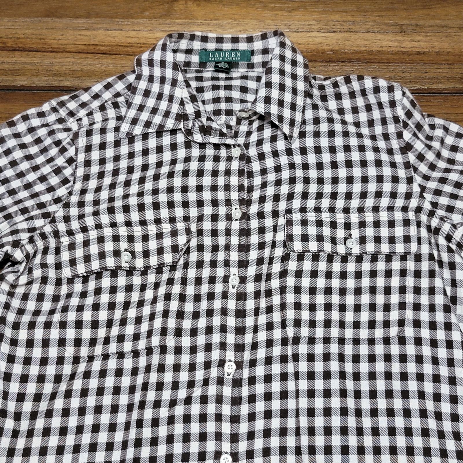 Lauren Ralph Lauren Lauren Ralph Lauren LS Full Button Checked Shirt -Size Small Size S / US 4 / IT 40 - 2 Thumbnail