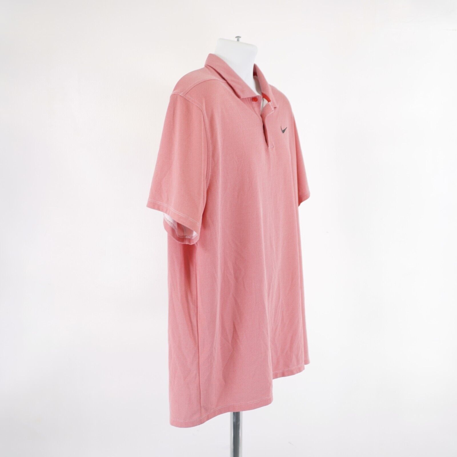 Nike Nike Dri-Fit Standard Fit Pink Sharksin XL Collared Polo Shi Size US XL / EU 56 / 4 - 8 Thumbnail