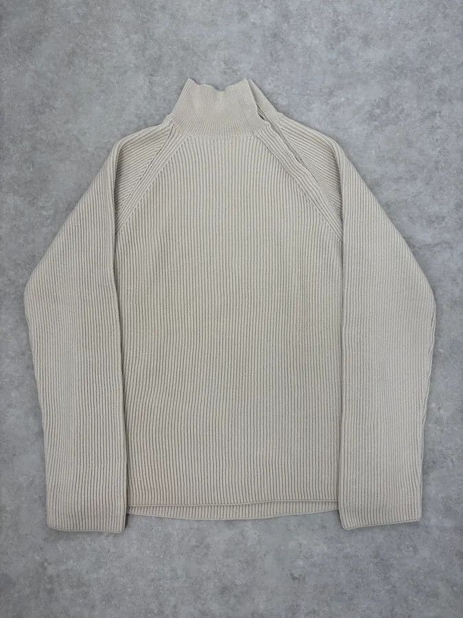 Gucci 2000s Gucci Beige Buttoned Wool Sweater Size US M / EU 48-50 / 2 - 1 Thumbnail