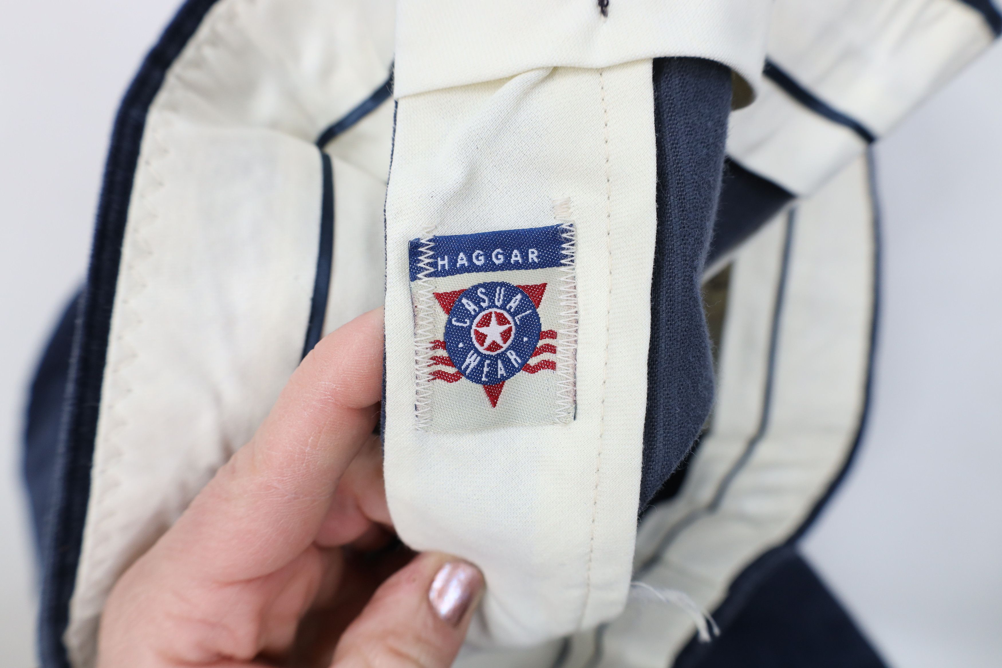 Vintage Vintage 70s Streetwear Wide Leg Chino Pants Blue USA Size US 42 / EU 58 - 10 Thumbnail