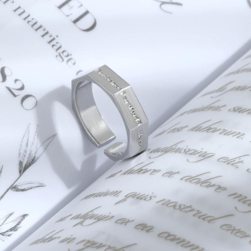 Jewelry Matchless Jewelry Rings Open Size Chrome Ring (Size 7-13) Size ONE SIZE - 5 Thumbnail