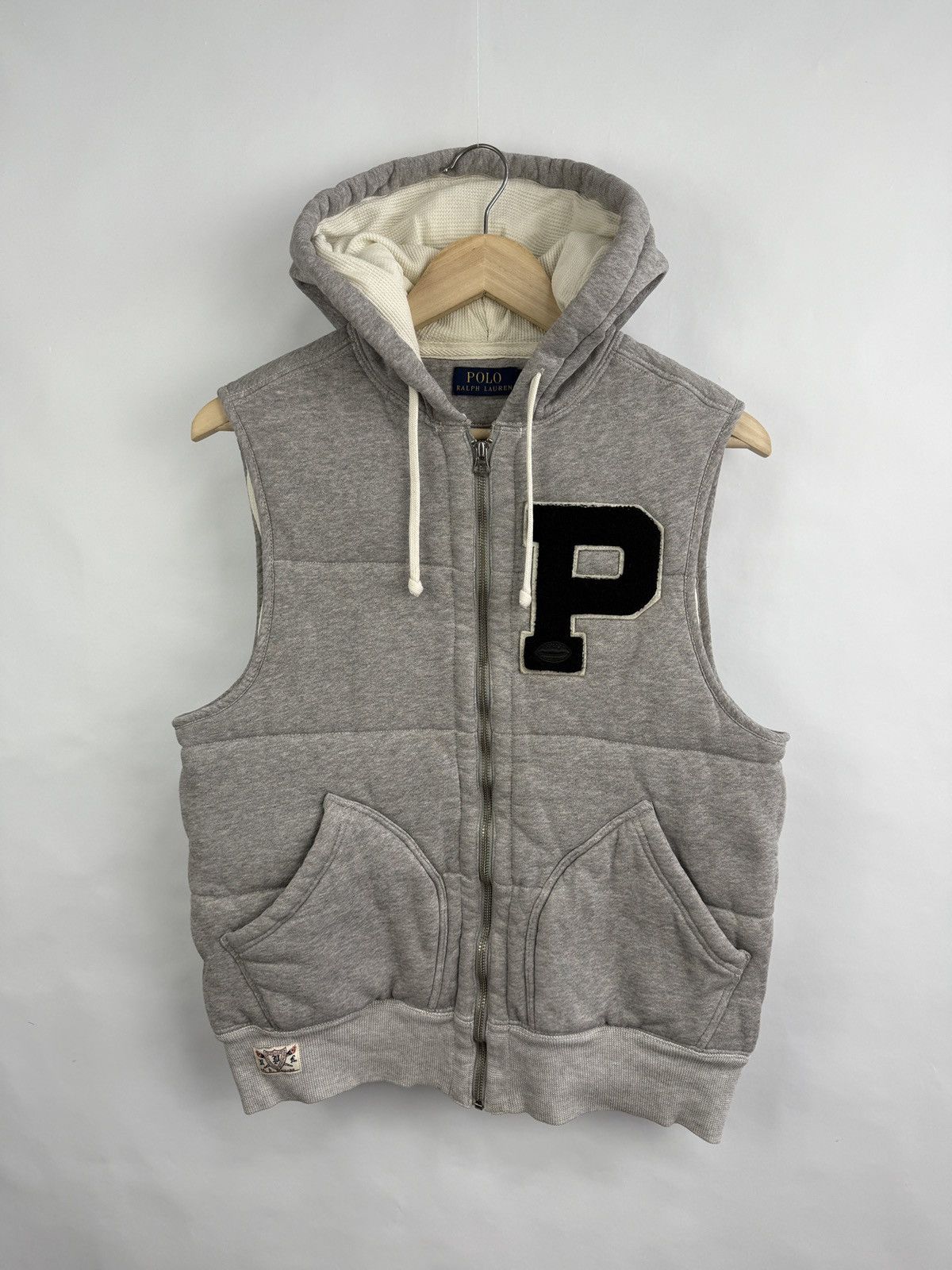 Polo Ralph Lauren 🇺🇸 Ralph Lauren Big Varsity Style P Vest Rare Retro Hype Y2K Size US S / EU 44-46 / 1 - 3 Thumbnail