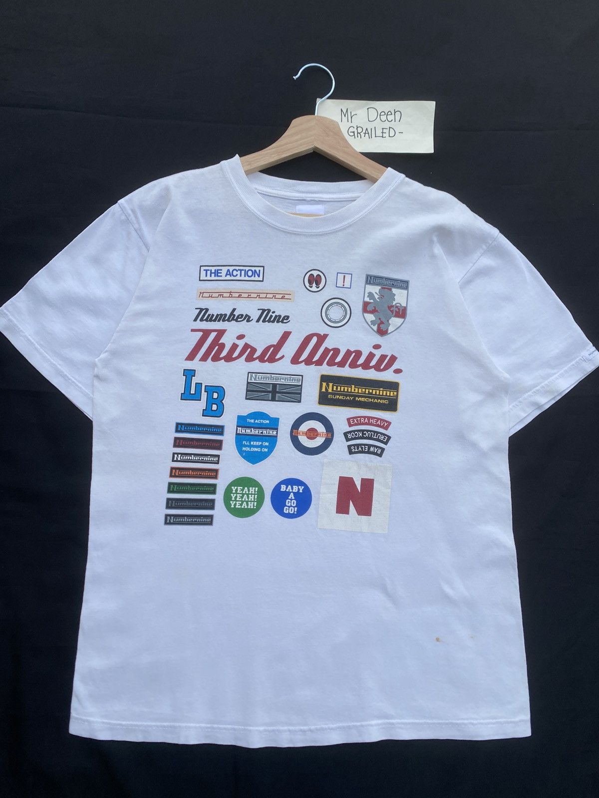 Number (N)ine Rare Takahiromiyshita Number Nine Third Anniversary Tshirt Size US S / EU 44-46 / 1 - 4 Thumbnail