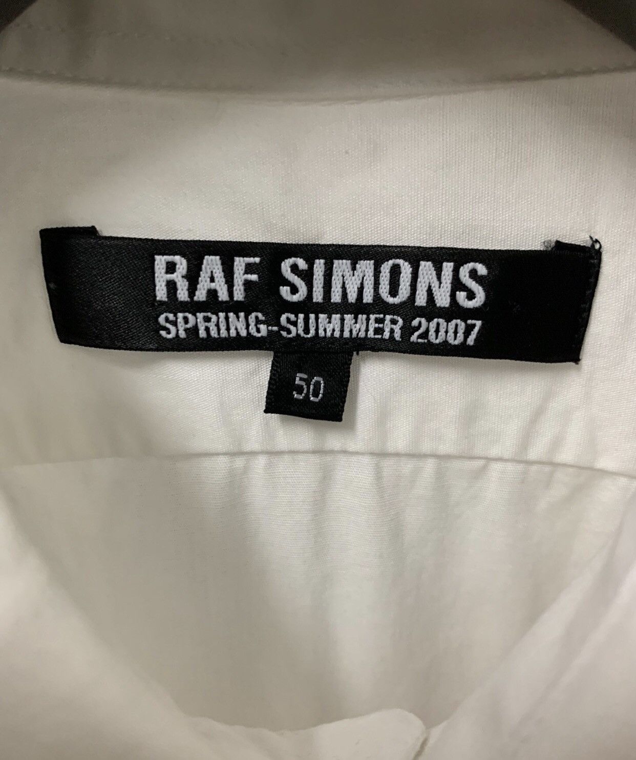 Raf Simons RAF SIMONS SS07 Show Style R Embroidered Flat Shirt Size US M / EU 48-50 / 2 - 3 Thumbnail