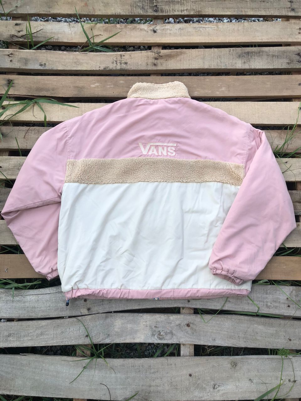 Vans Vans Reversible Fleece Jacket Size US M / EU 48-50 / 2 - 2 Thumbnail