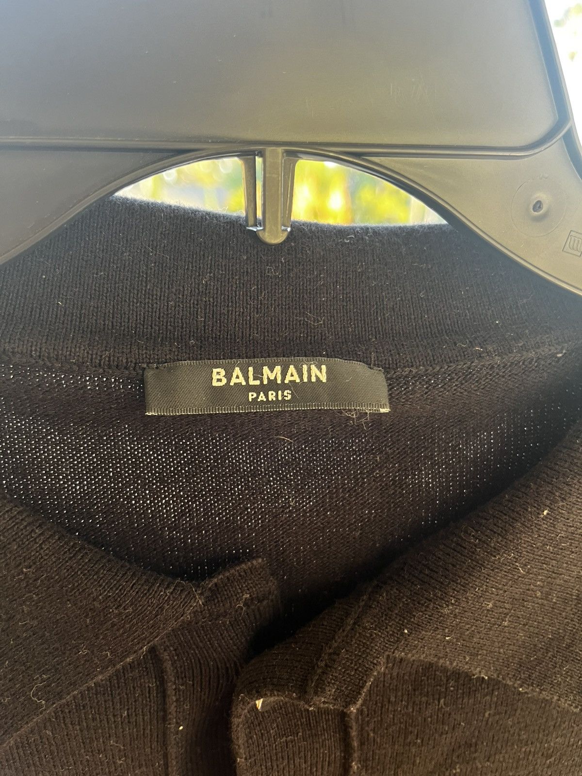 Balmain Balmain Paris Black Cotton Polo size M Size US M / EU 48-50 / 2 - 4 Thumbnail