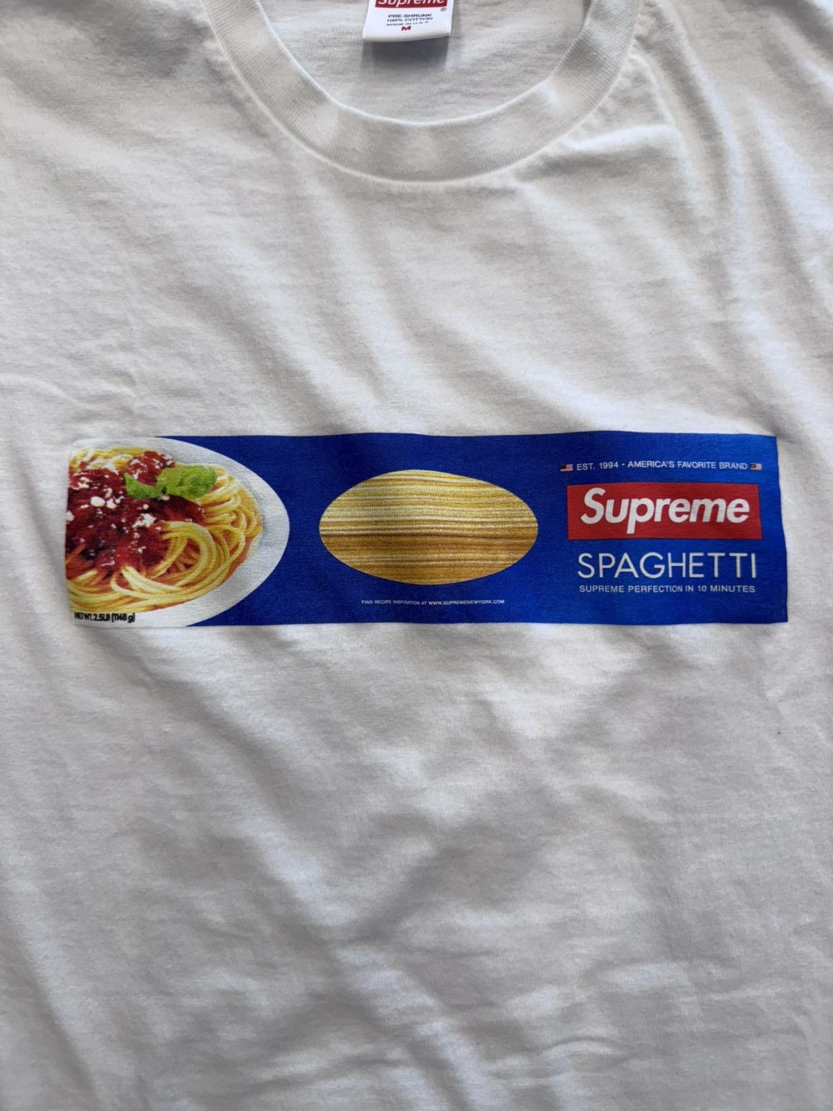 Supreme FW21 Supreme Spahghetti Tee Size US M / EU 48-50 / 2 - 3 Thumbnail