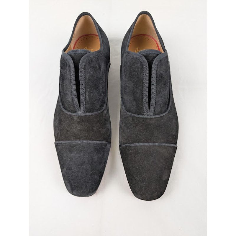 Christian Louboutin o1rshd1 Alpha Male Flat Shoes in Black Size US 8.5 / EU 41-42 - 10 Thumbnail