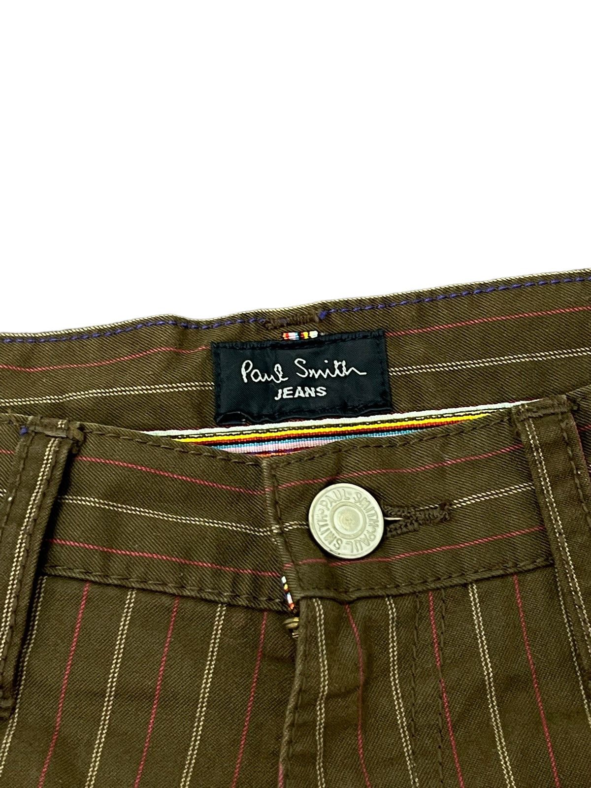 Japanese Brand Striped Jeans Paul Smith Regular Straight 6🟦2 Size US 32 / EU 48 - 17 Thumbnail
