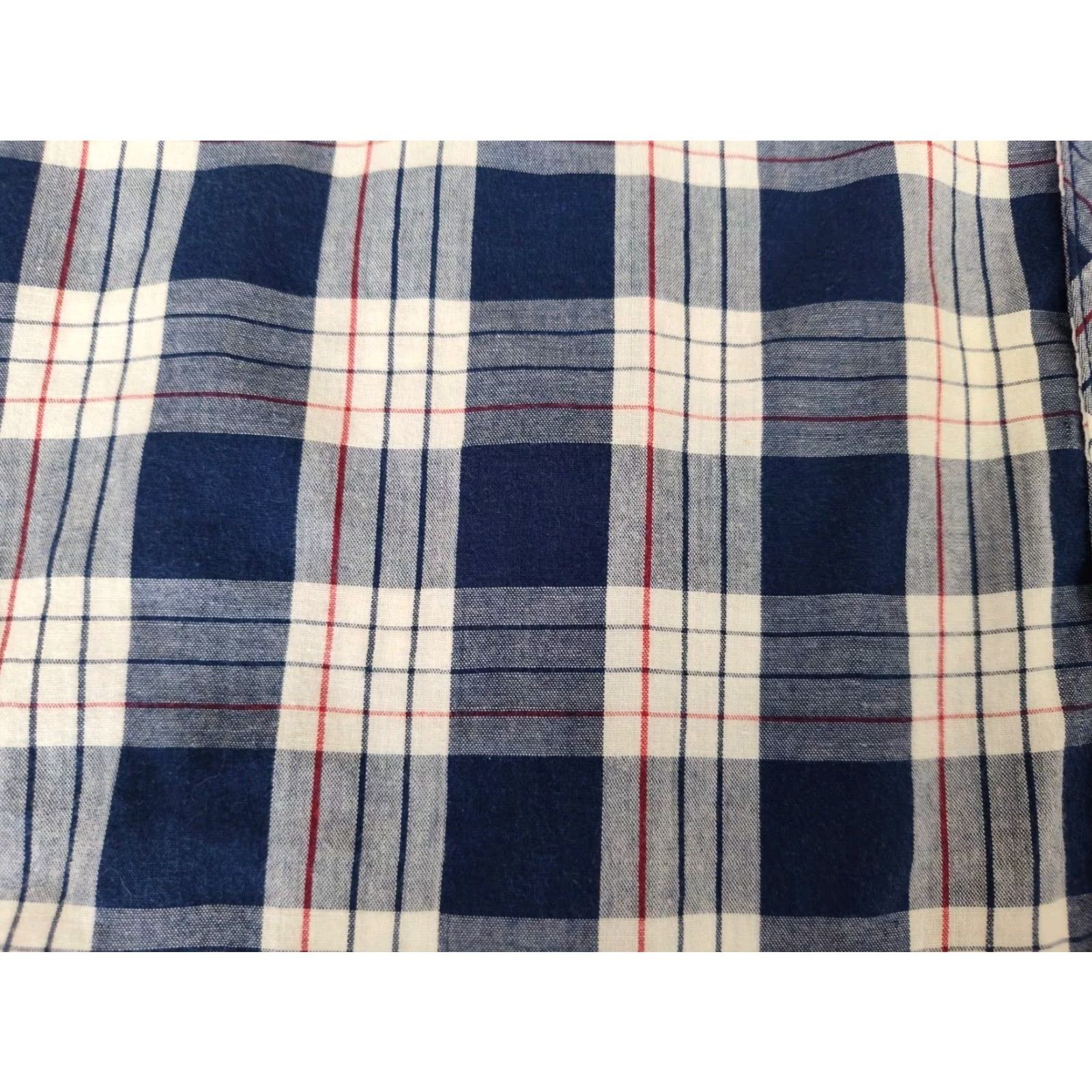 Wrangler VINTAGE Wrangler Western Shirt Blue Plaid Large Short Sleeve Pearl Snap Cowboy 90s Mens Size US L / EU 52-54 / 3 - 7 Thumbnail