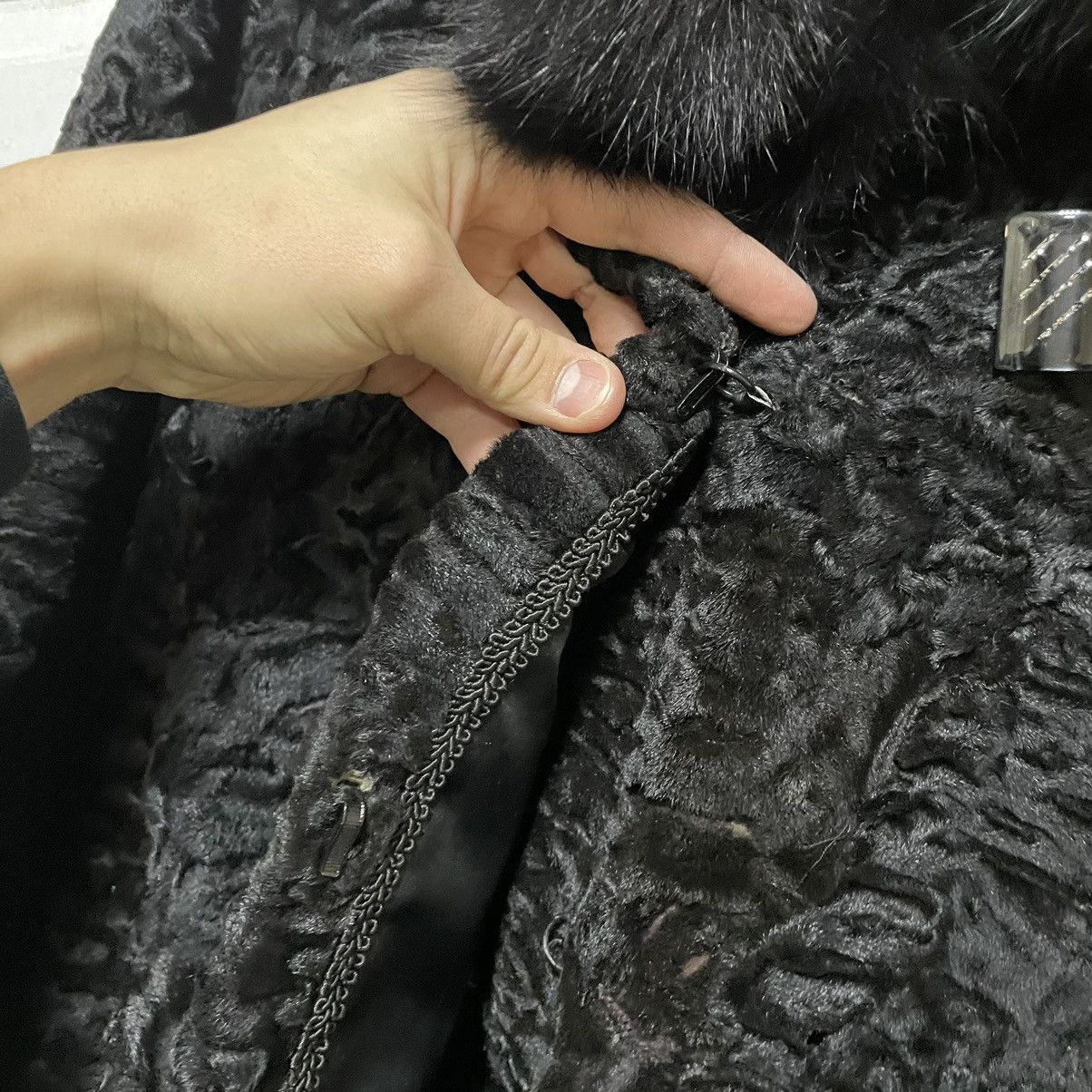If Six Was Nine × Japanese Brand SWAKARA 90s valentino Fur faux Coat trench jacket parka Size L / US 10 / IT 46 - 7 Thumbnail