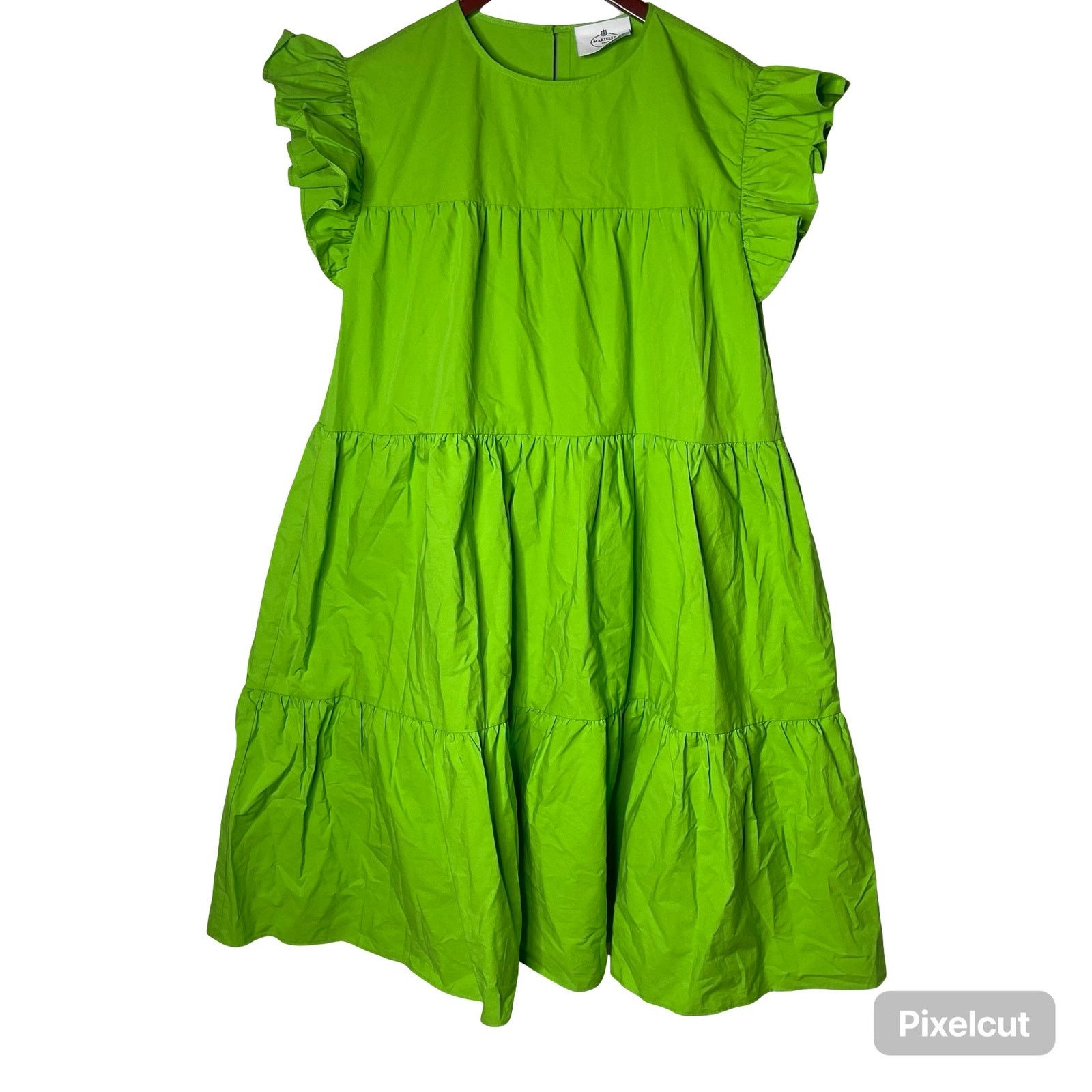 Other Marielle Green Caro Midid A line Dress One Size Size M / US 6-8 / IT 42-44 - 2 Thumbnail