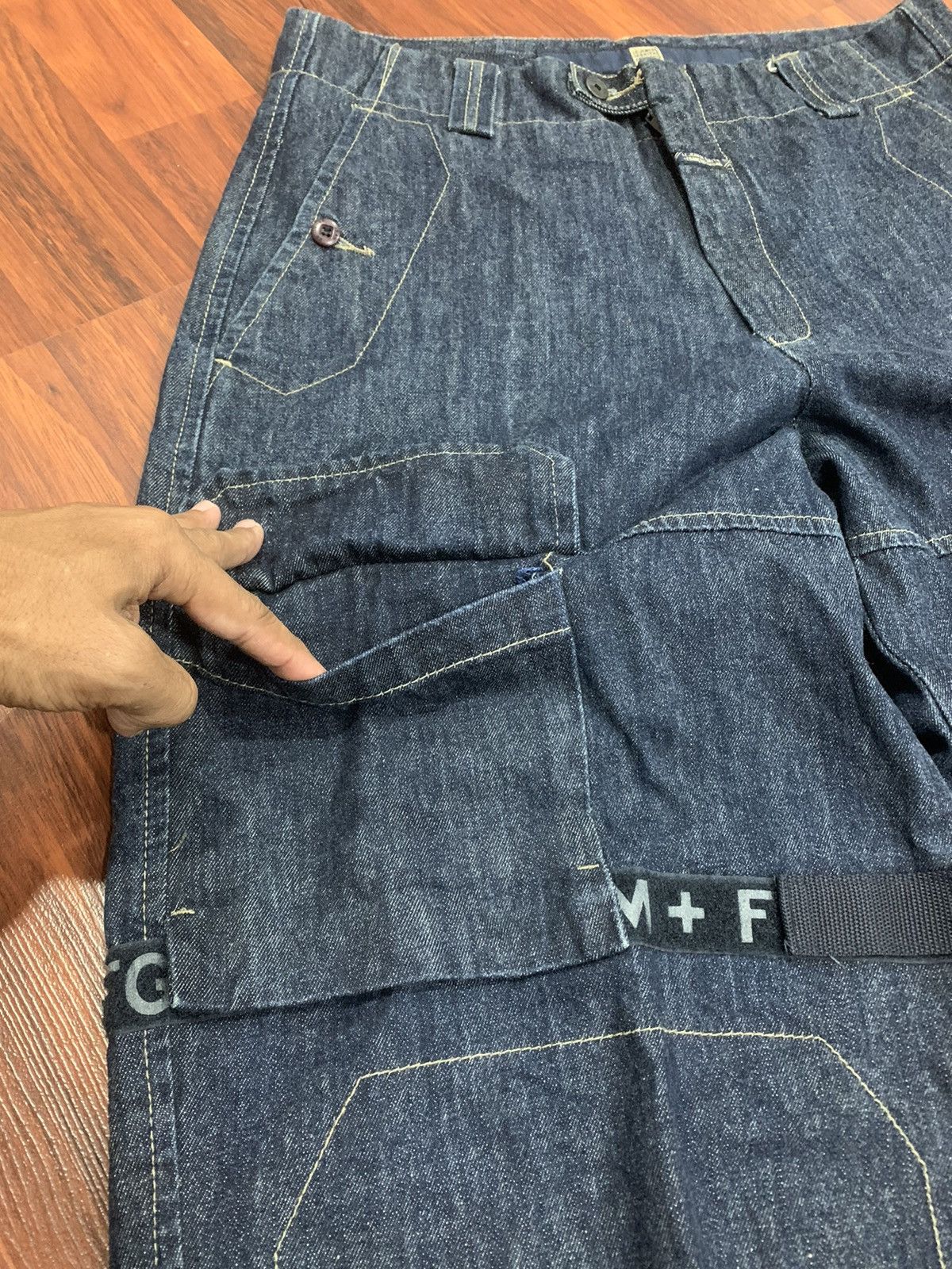 Marithe + Francois Girbaud Marithe Francois Girbaud Baggy Jeans Pants Size US 36 / EU 52 - 3 Thumbnail