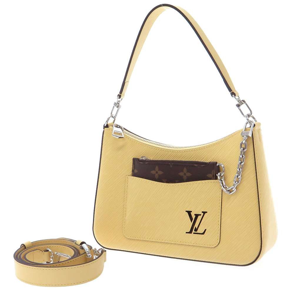 Louis Vuitton Epi Marrelle Shoulder Bag Beige