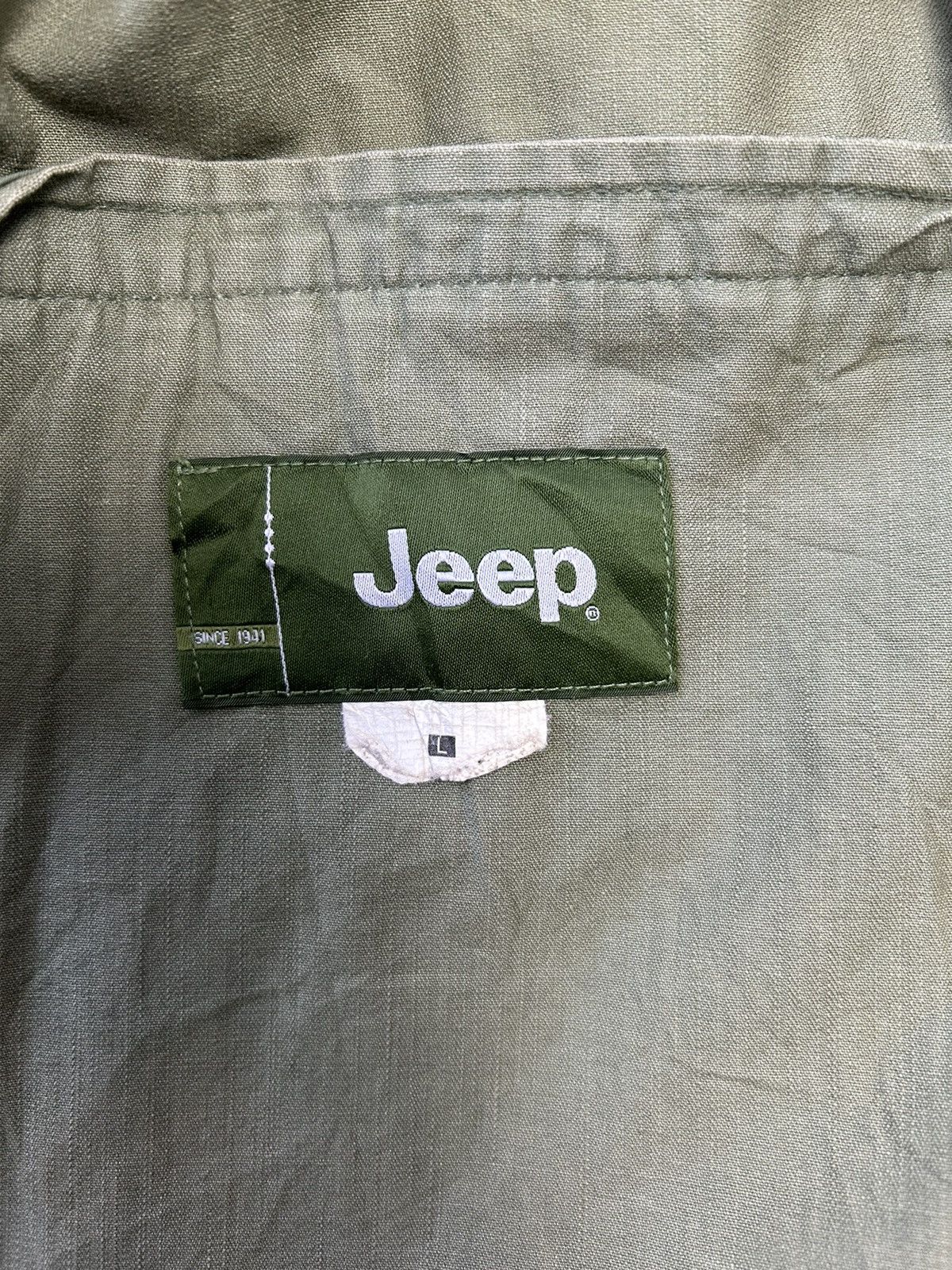 Designer × Japanese Brand × Jeep JEEP KHAKI PATCHED JACKET Size US L / EU 52-54 / 3 - 5 Thumbnail