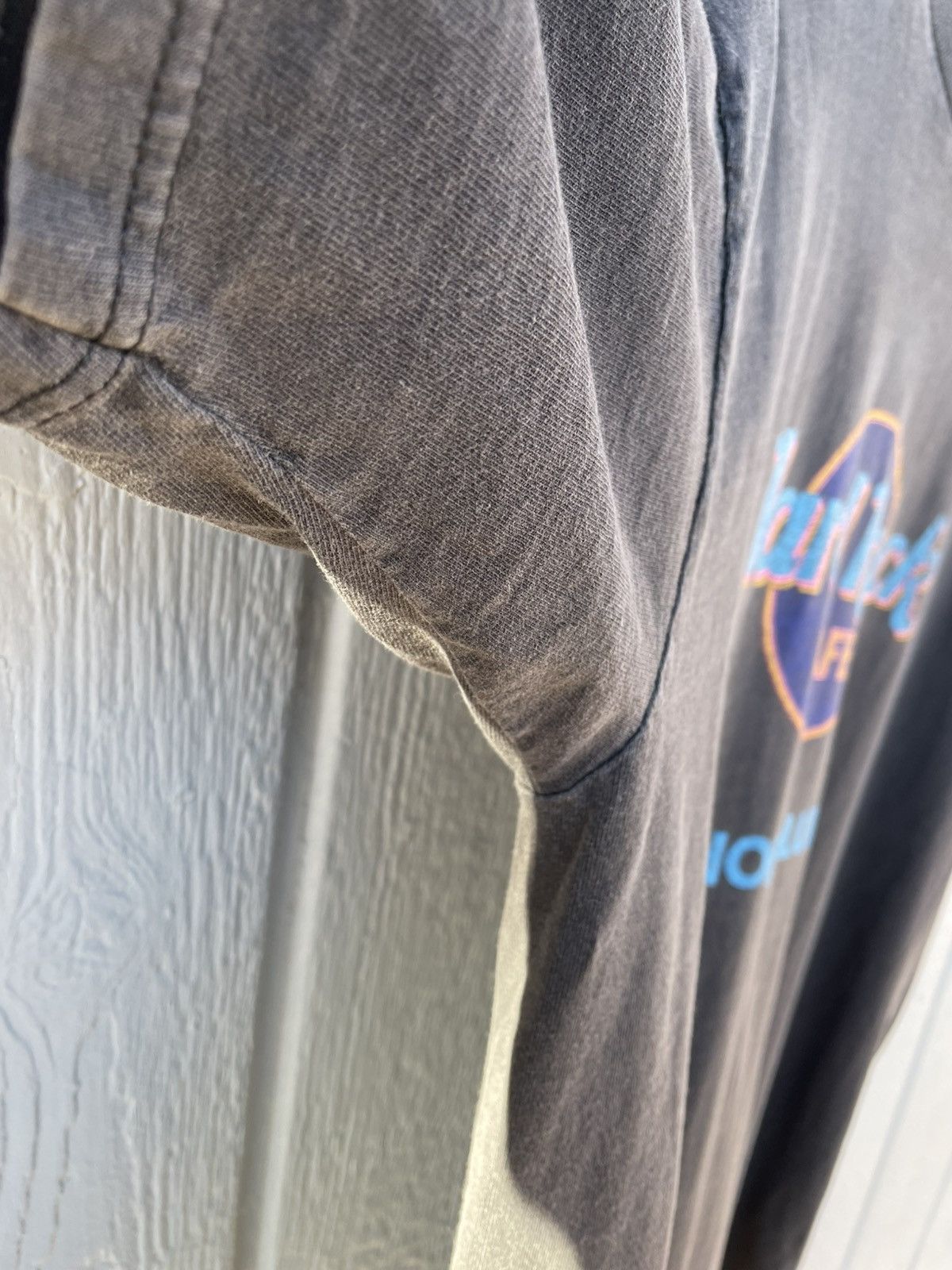 Tultex Vintage 90s Men’s Hard Rock Black Faded Shirt Xl 23 X 29.5 Size US XL / EU 56 / 4 - 5 Thumbnail
