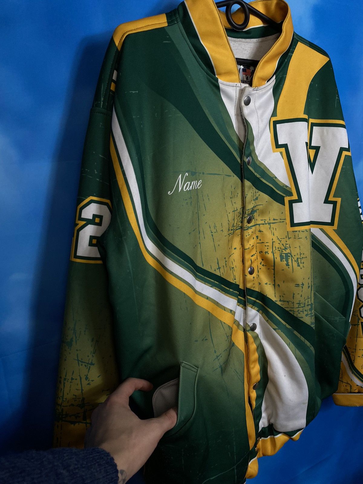 NHL × Vintage 🔥 NHL VINTAGE JACKET WINDSOR HORNETS 🐝 Size US L / EU 52-54 / 3 - 5 Thumbnail